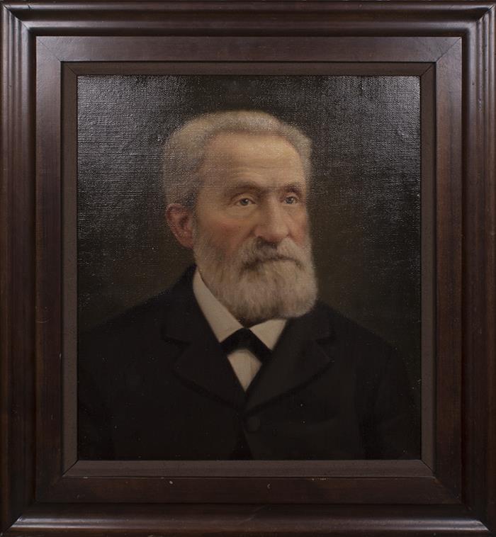 Image of Oil portrait of Henry Yesler by unknown artist, ca. 1850-1890