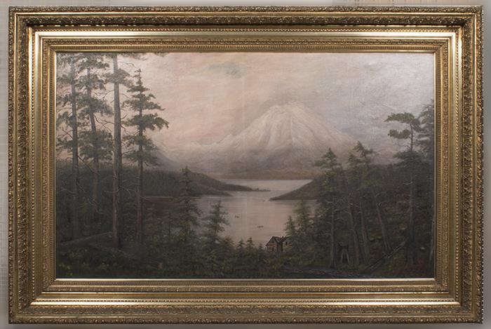 Image of Painting of Mt. Rainier by Annie M. Nelson, ca. 1900-1920