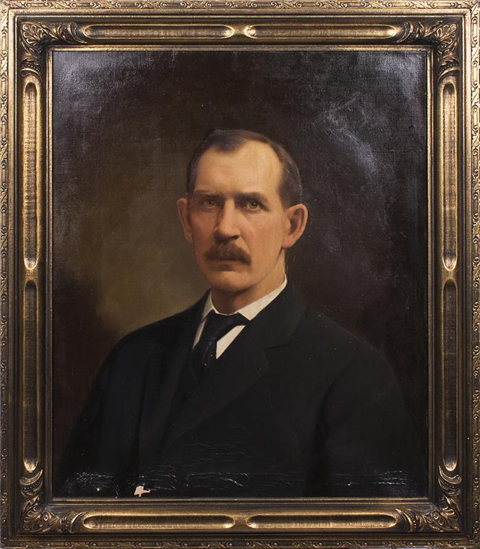 Image of Oil portrait of William D. Hofius by William S. Sutton, ca. 1900