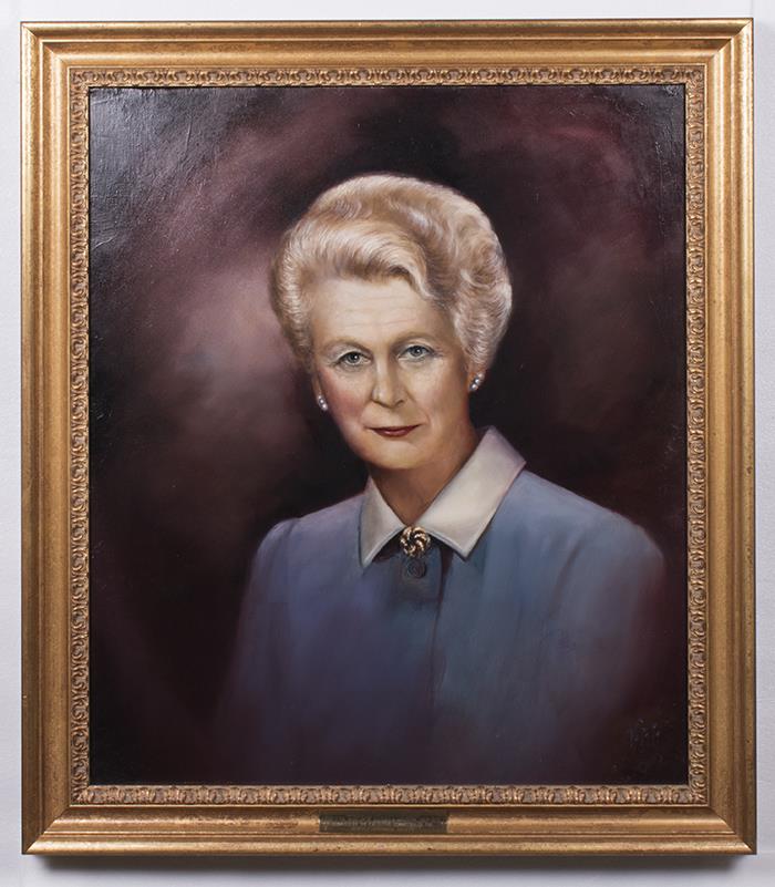 Image of Portrait of Elizabeth Sutton Gustison by Charles A. Veteto, ca. 1978-1980