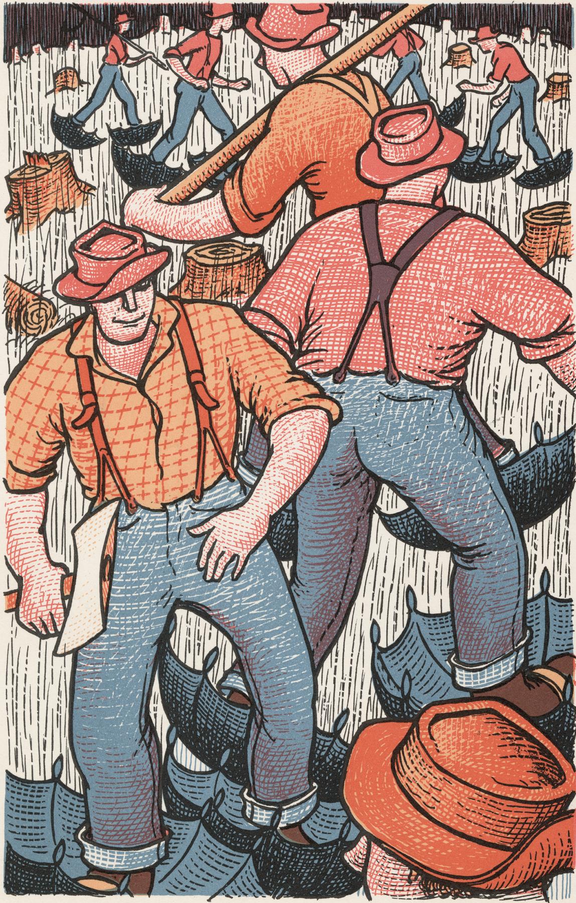 Image of Print of illustration from the book 