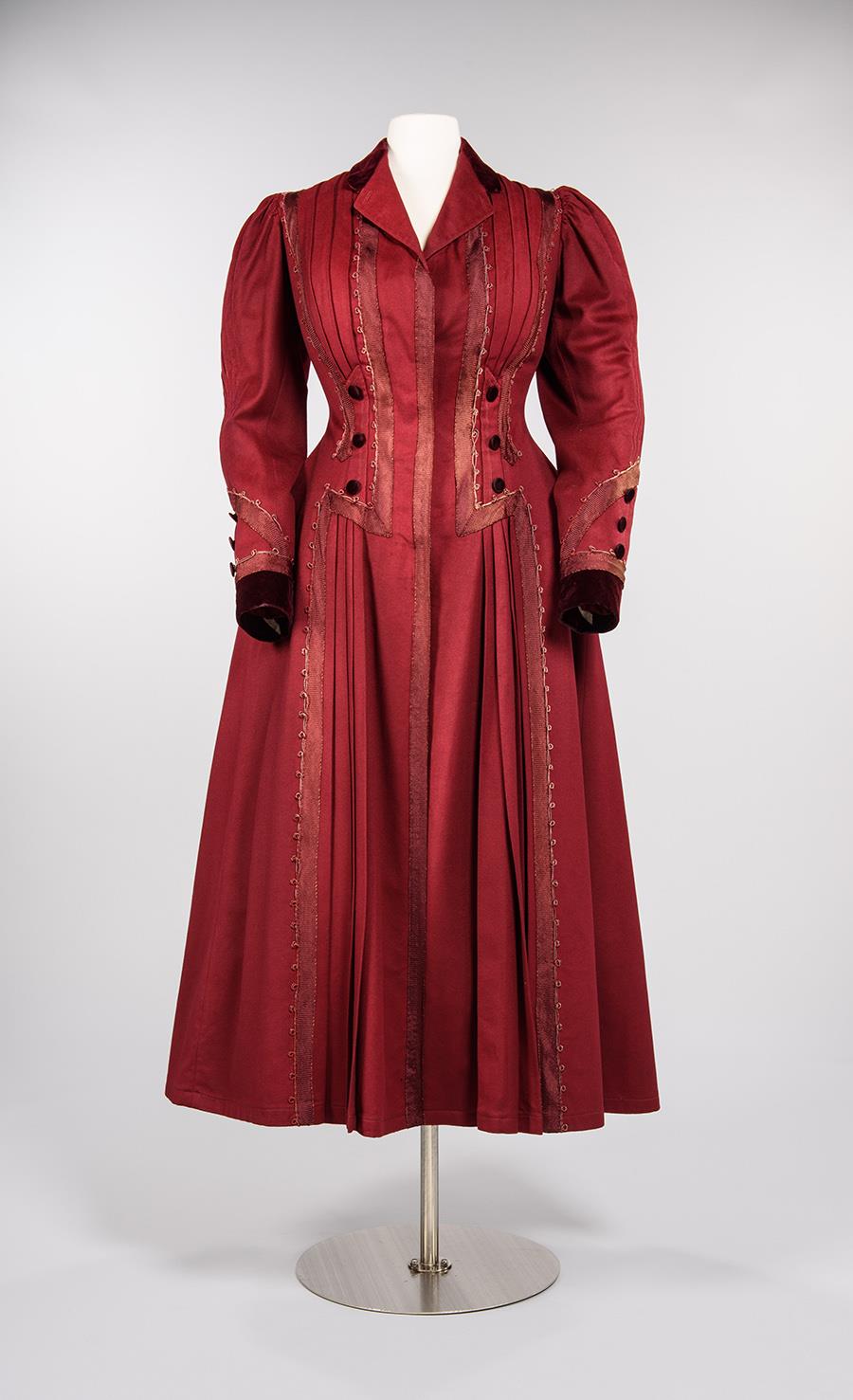 Image of Wool evening coat sold by J. S. Graham, ca. 1890