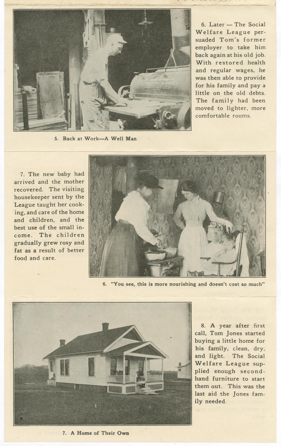 Image of Seattle Social Welfare League brochure, circa 1930