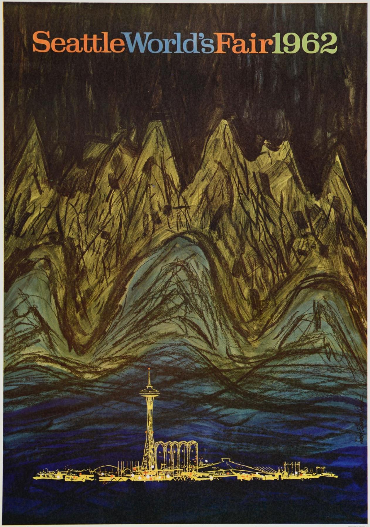 Image of Century 21 Exposition poster, Seattle, April 21 - October 21, 1962