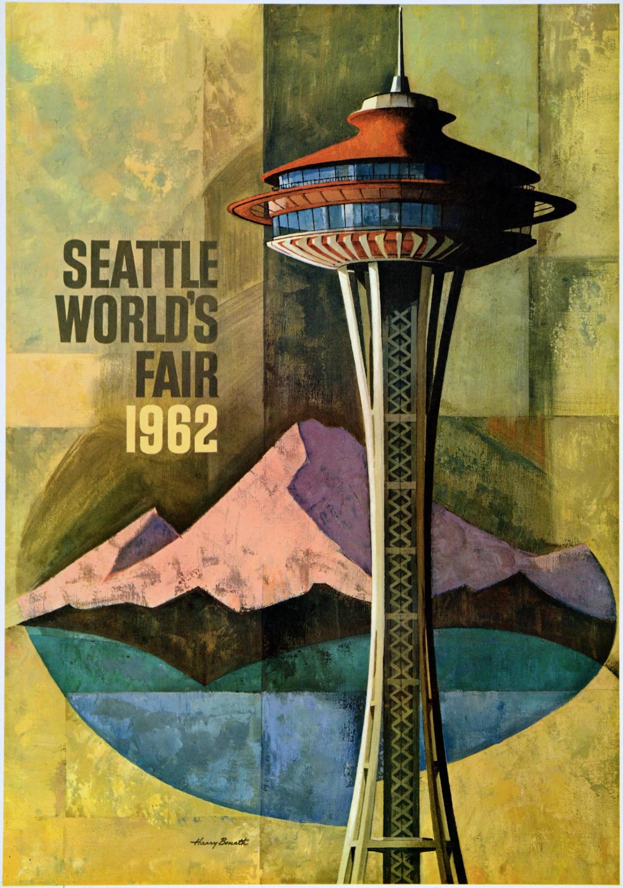 Image of Century 21 Exposition poster, Seattle, April 21 - October 21, 1962