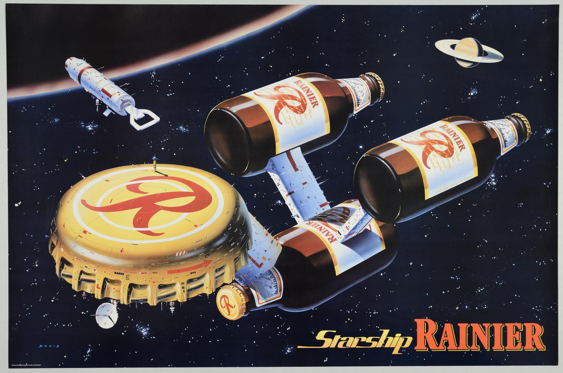 Image of Starship Rainier poster, Seattle, circa 1970