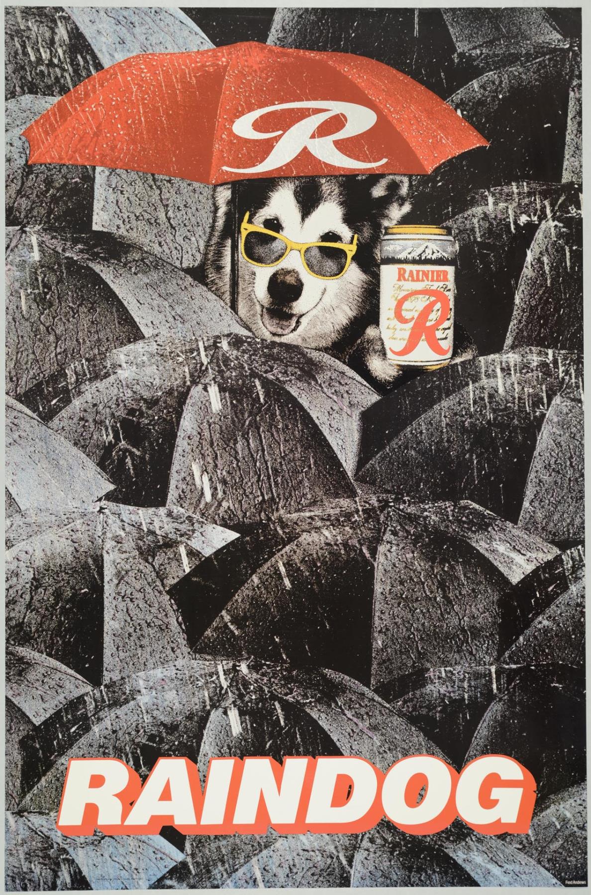 Image of Raindog poster, Seattle, circa 1980