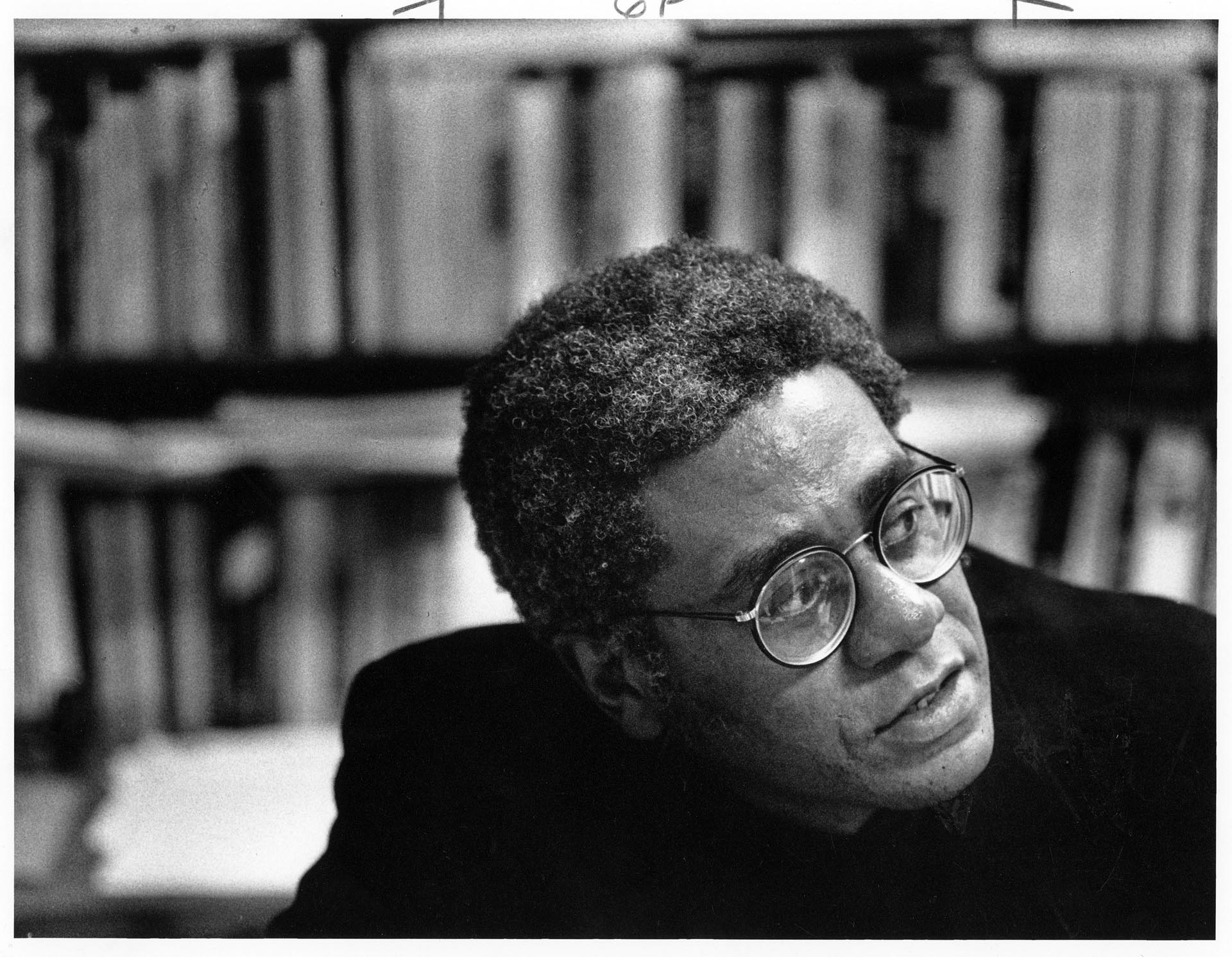 Image of Charles Johnson speaking about new book, 