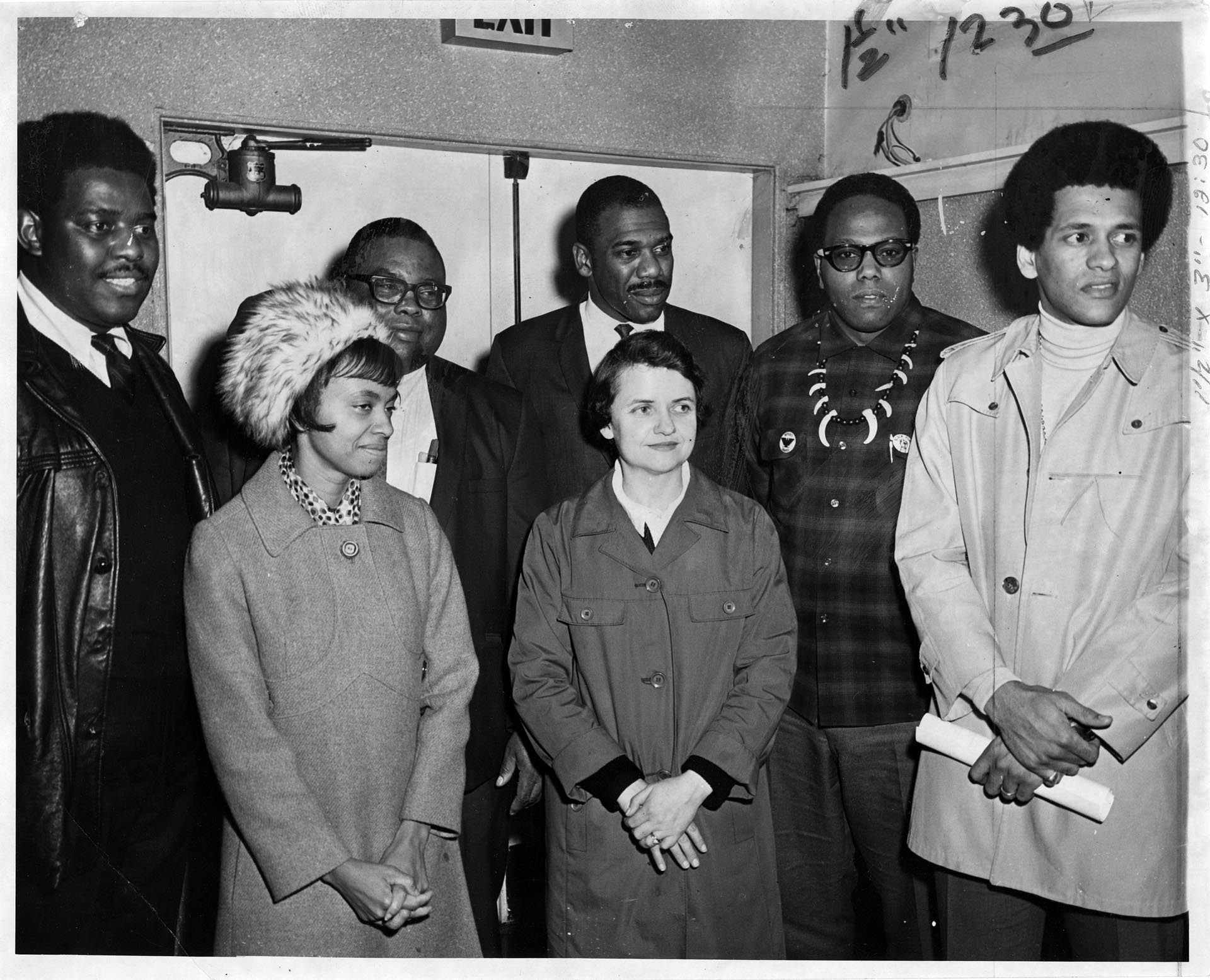 Image of Officers of Citizens Advisory Council for Model Cities posing together, Seattle, January 13, 1969