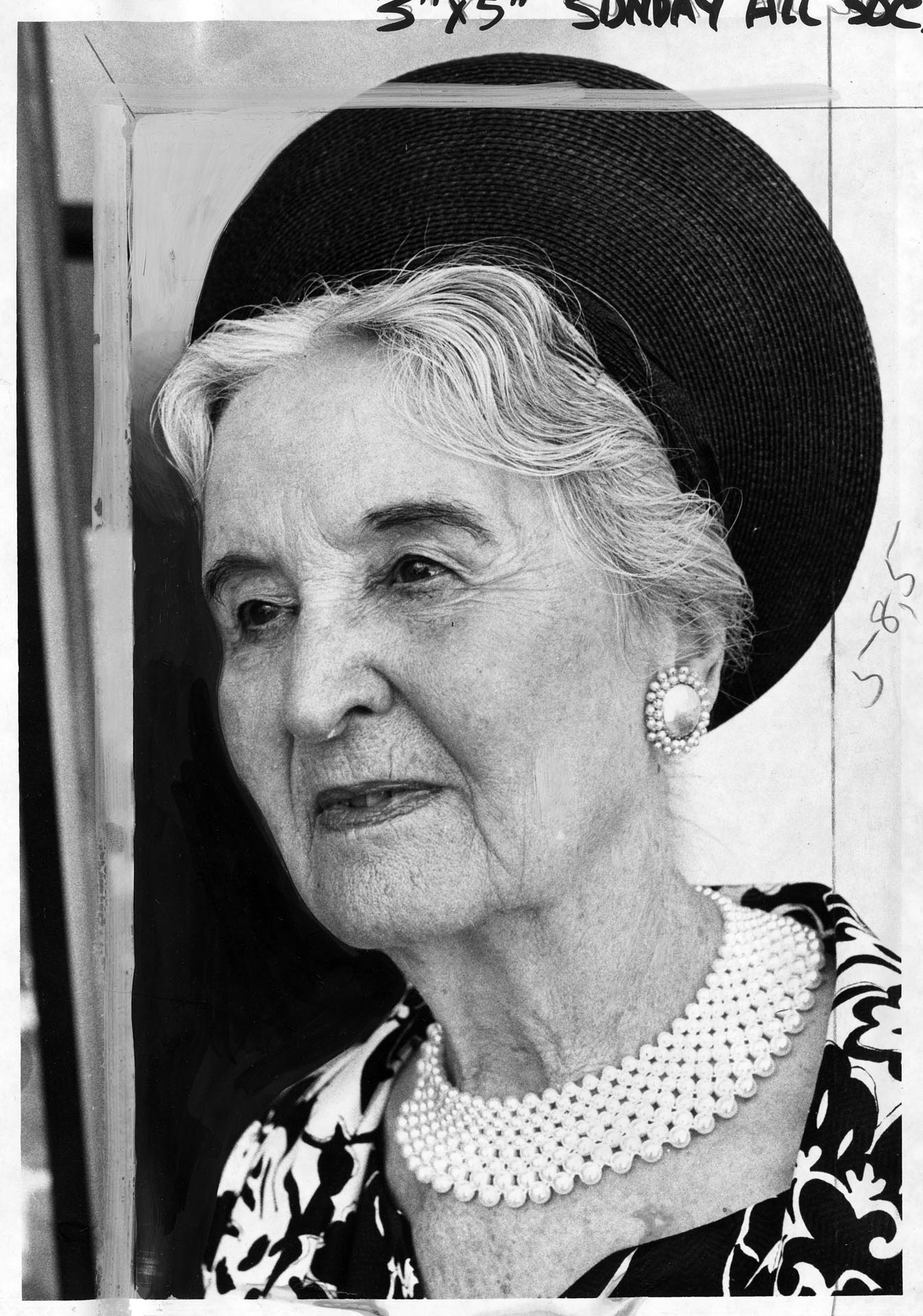 Image of Marjorie Jones posing for portrait, Seattle, May 28, 1969