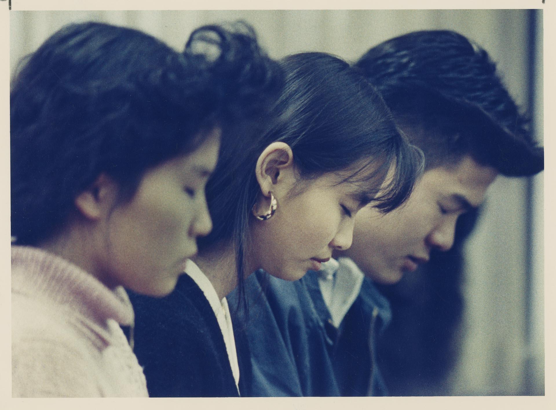 Image of High school students at Korean Presbyterian Church of Seattle, Mountlake Terrace, January 1990