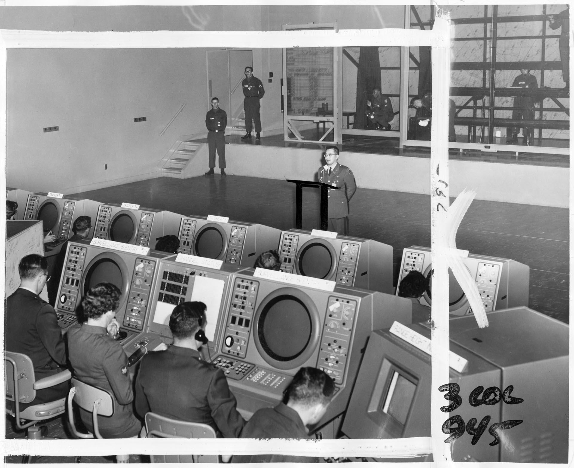 Image of Staff at work at Fort Lawton, Seattle, January 21, 1960