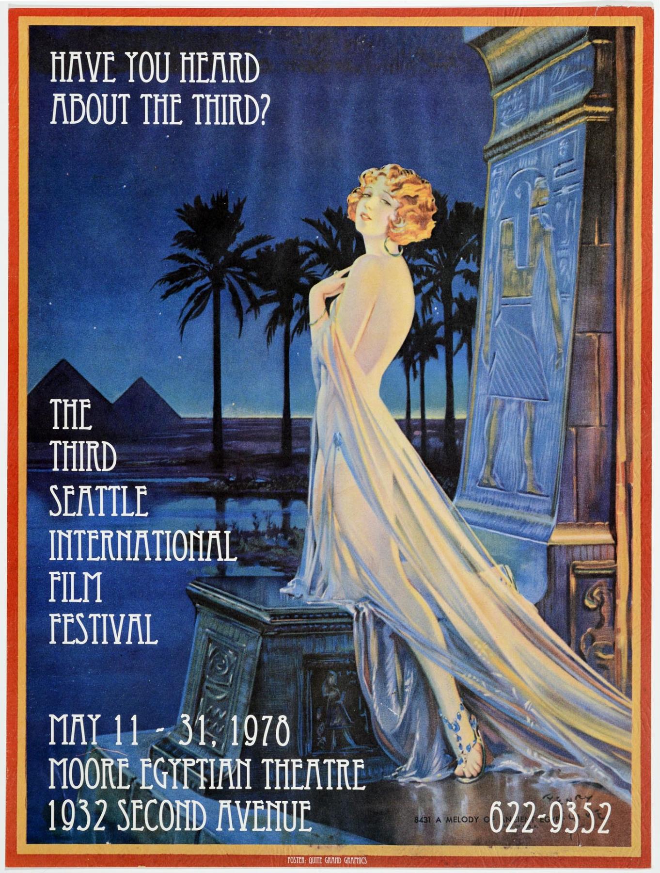 Image of Seattle International Film Festival poster, May 11-31, 1978