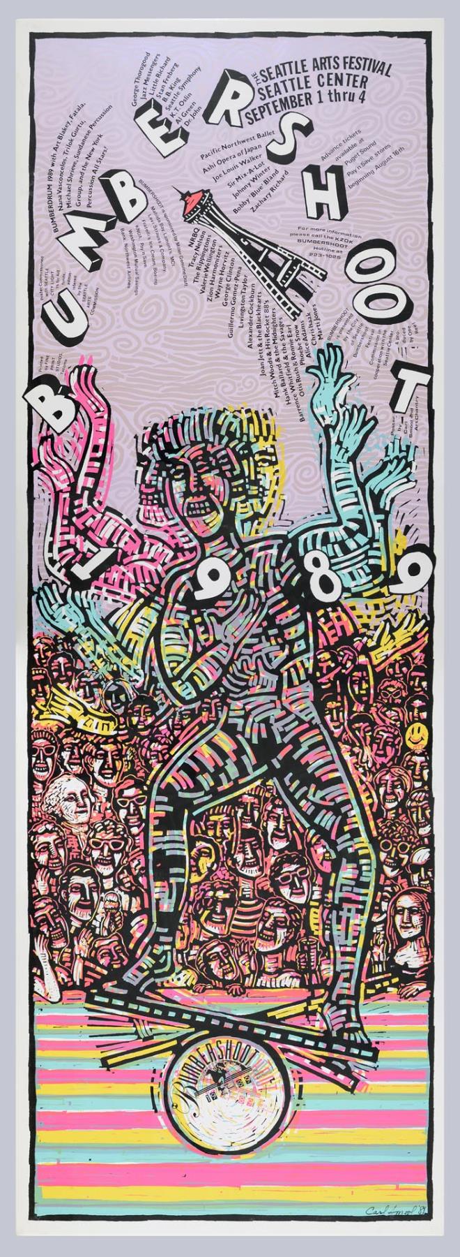 Image of Bumbershoot poster, Seattle, September 1-4, 1989