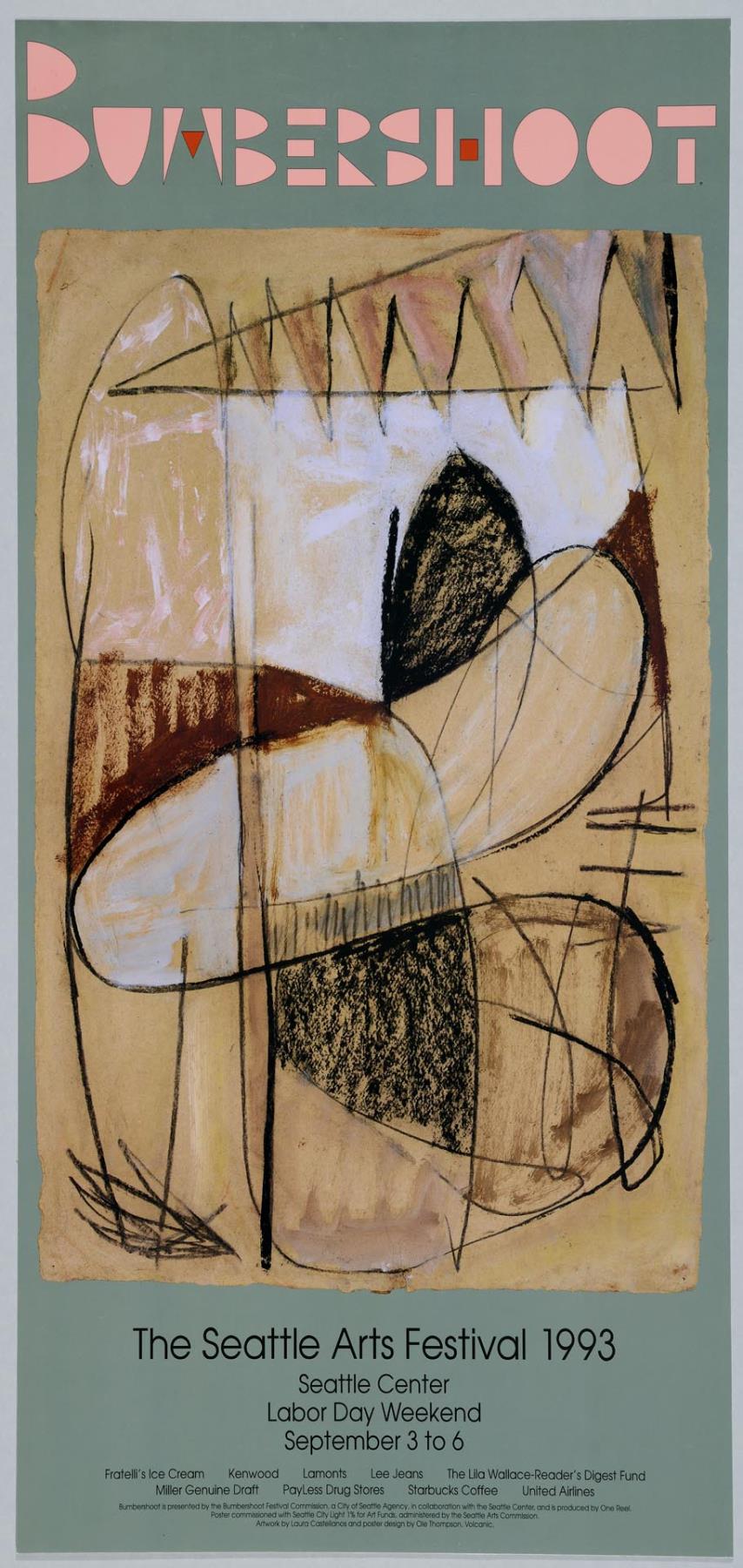 Image of Bumbershoot poster, Seattle, September 3-6, 1993