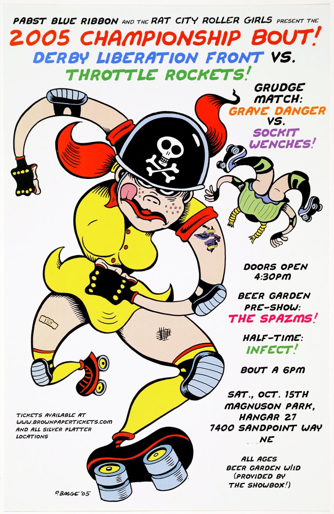 Image of 2005 Championship Bout! poster, Seattle, October 15, 2005