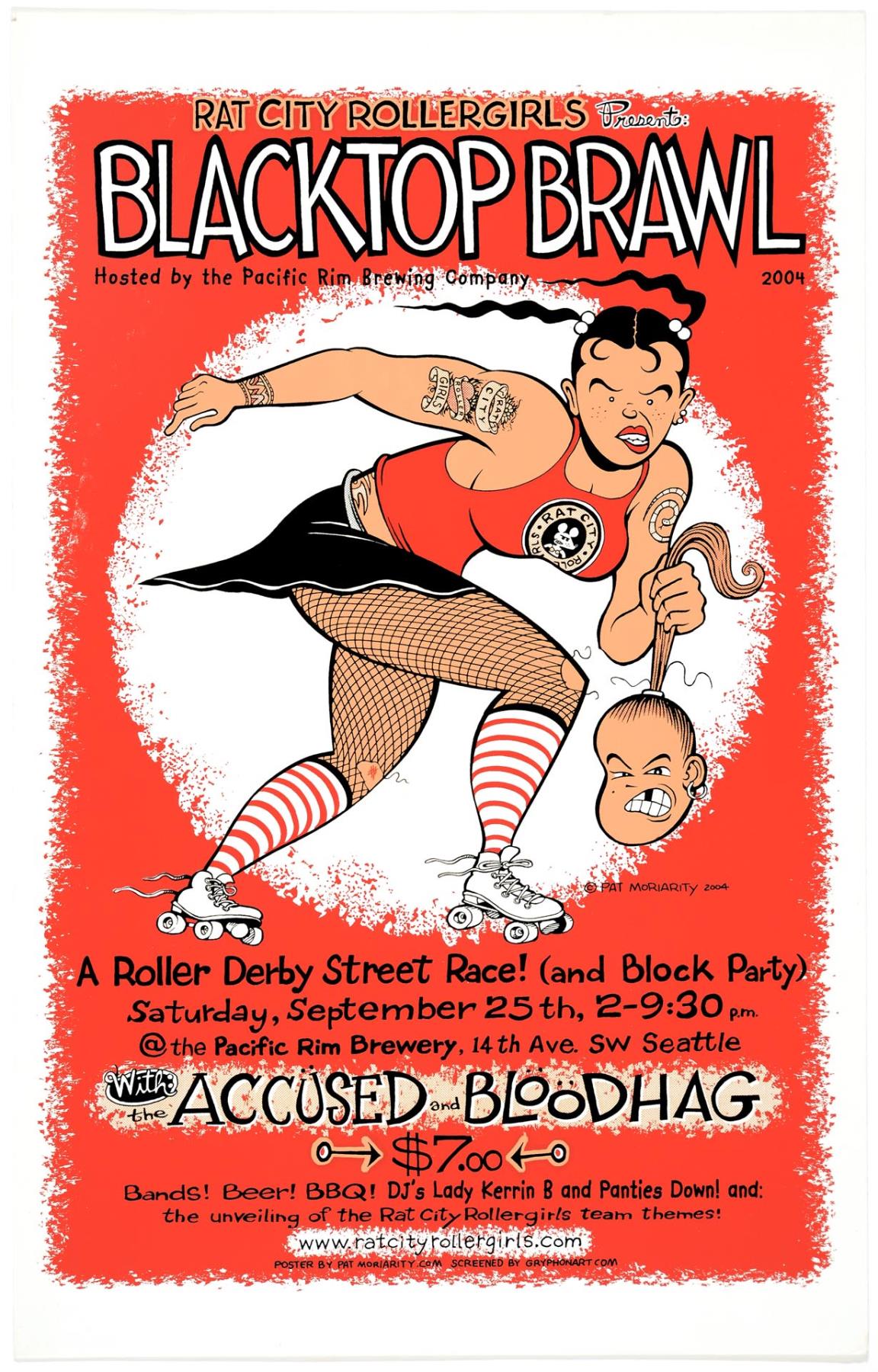 Image of Blacktop Brawl poster, Seattle, September 25, 2004