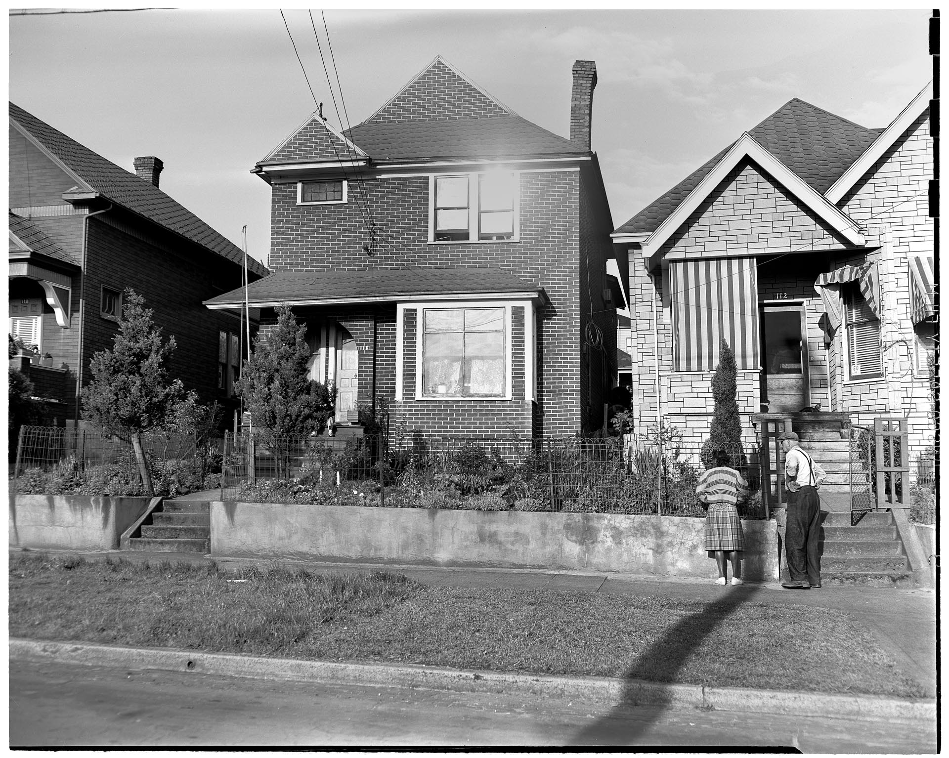Image of Neighborhood houses, Seattle, circa 1955