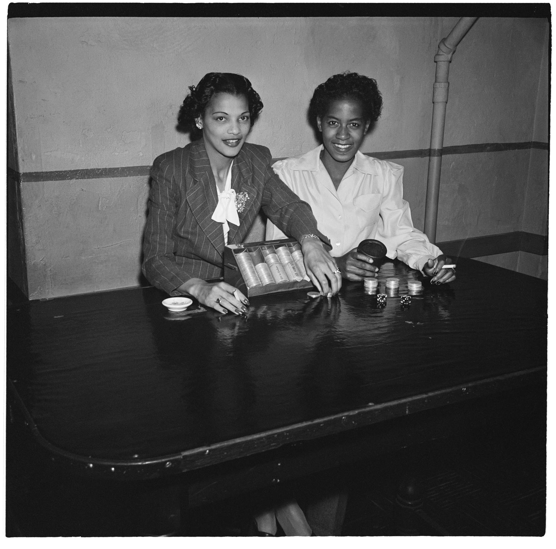 Image of Two women at the Black and Tan nightclub, Seattle, August 4, 1945