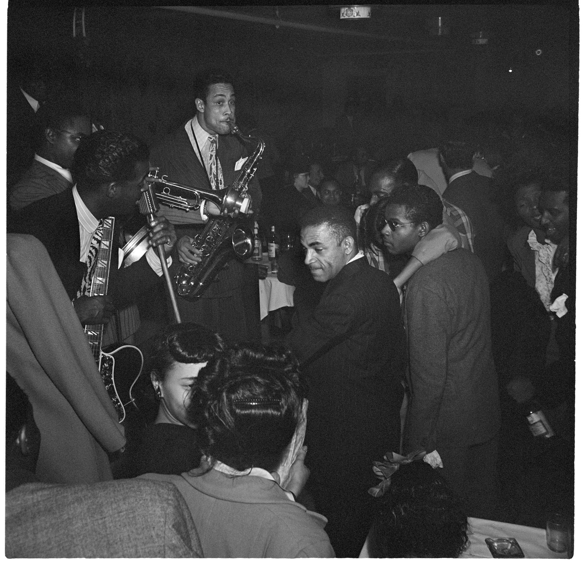 Image of Musicians at the Black and Tan nightclub, Seattle, circa 1948