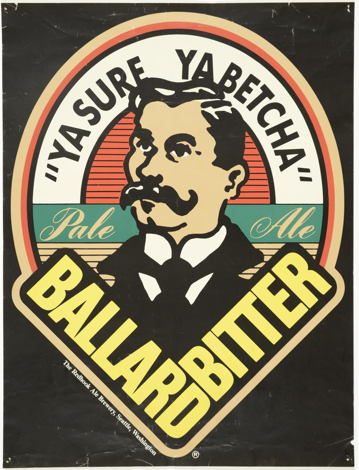 Image of Ballard Bitter poster, Seattle, circa 1986
