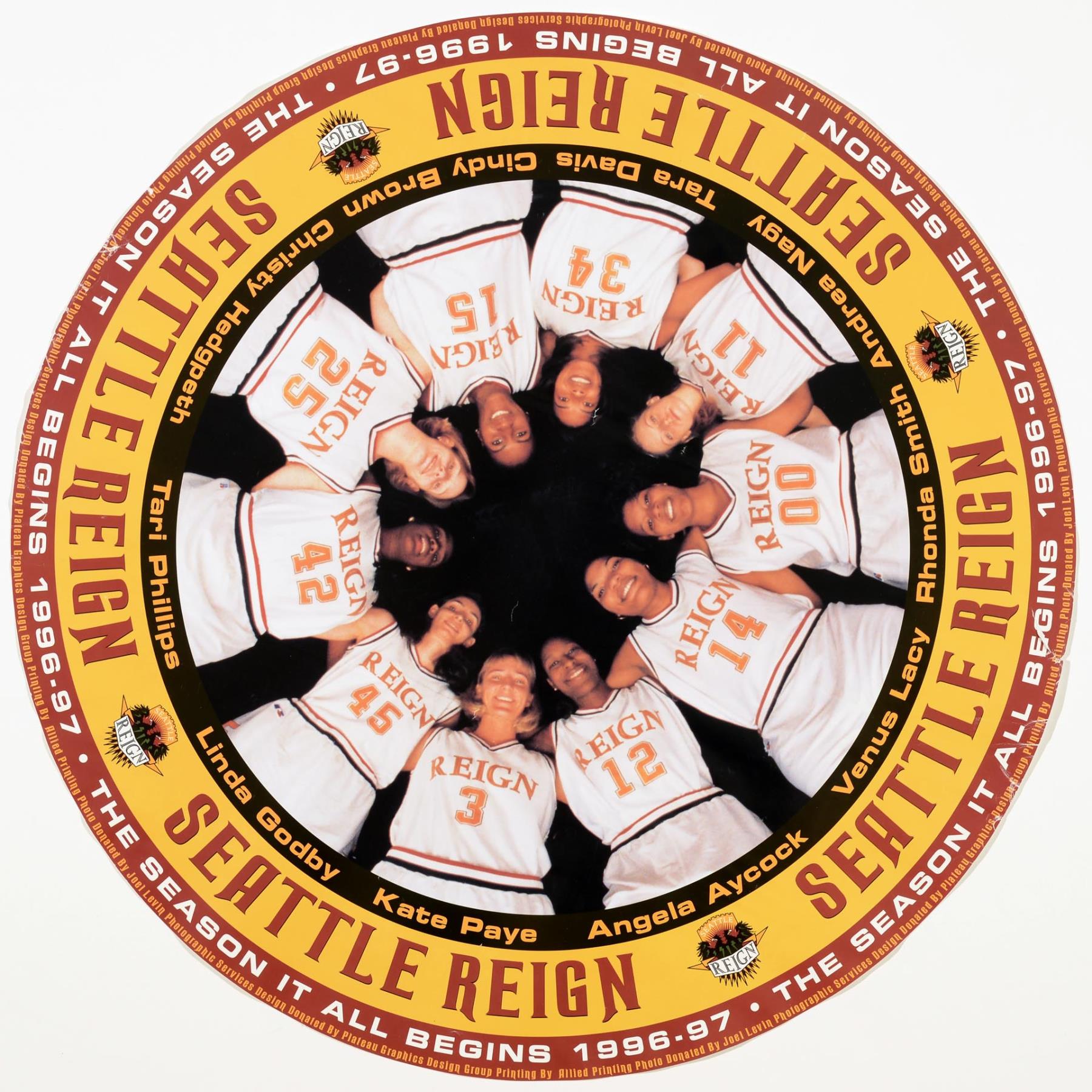 Image of Seattle Reign season poster, 1996-1997
