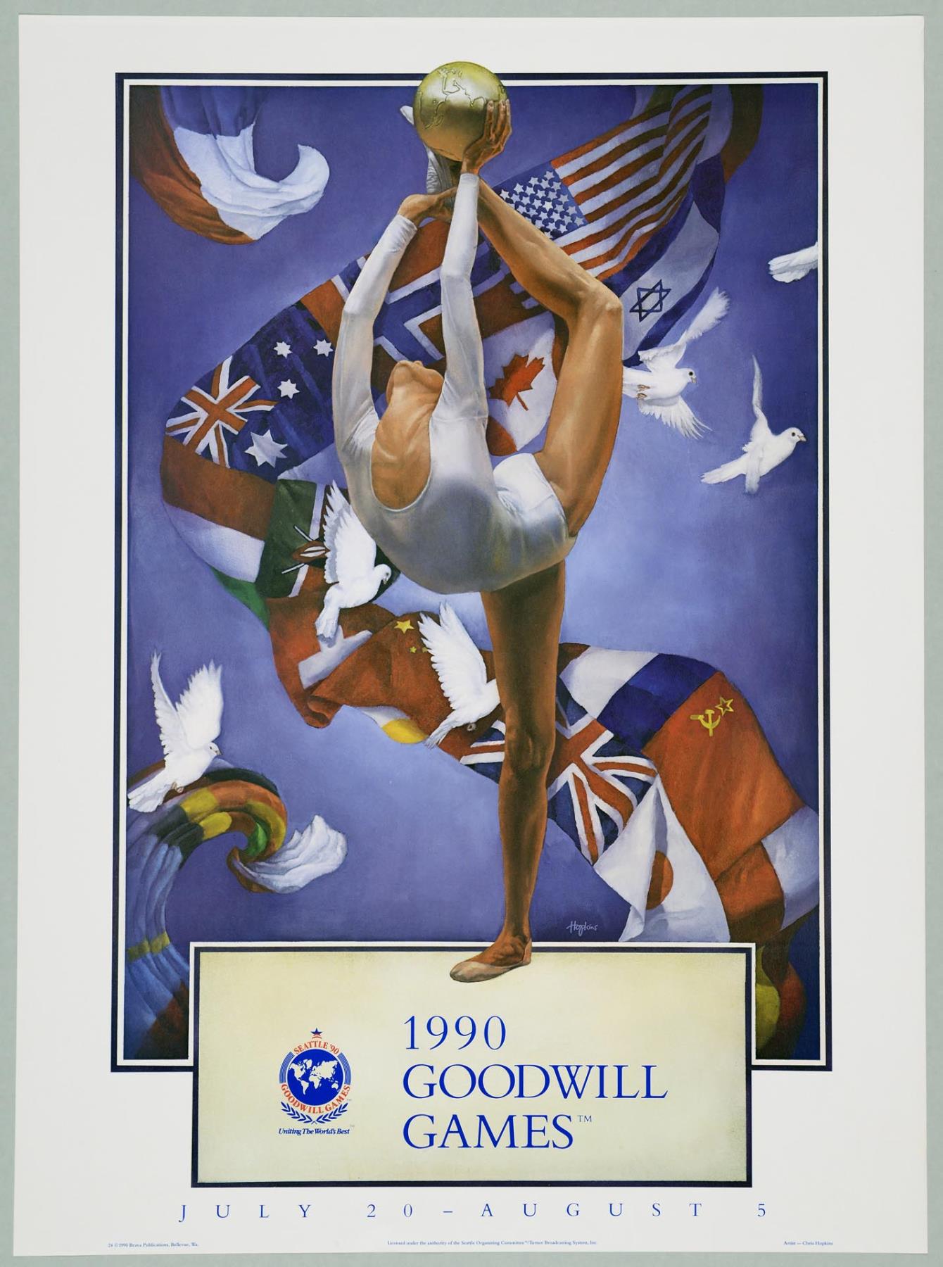 Image of Goodwill Games poster, Seattle, 1990