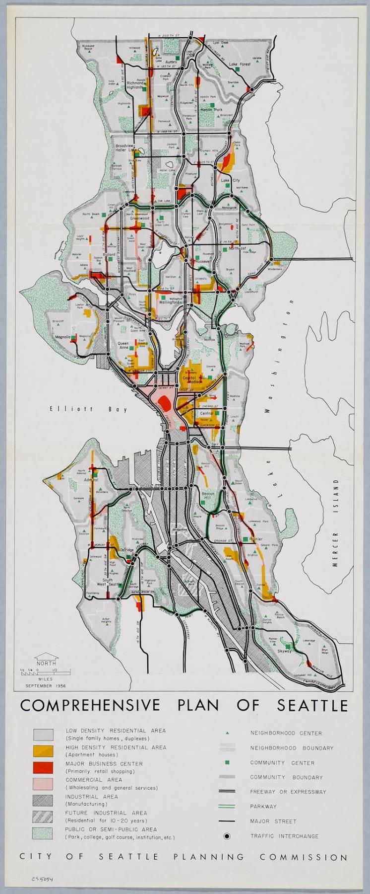 Image of Comprehensive plan of Seattle, September 1956