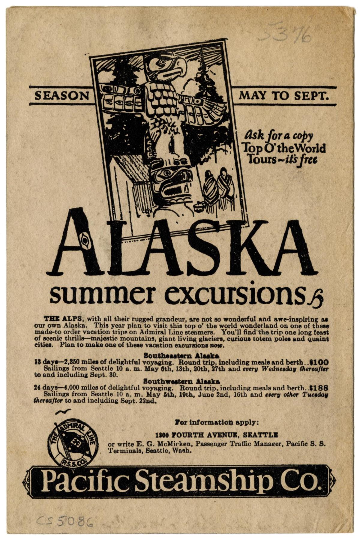 Image of Map of Alaska, 1927