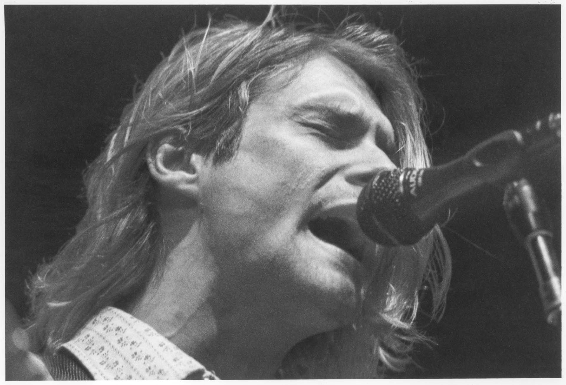 Image of Kurt Cobain performing at Seattle Center Arena, January 7, 1994