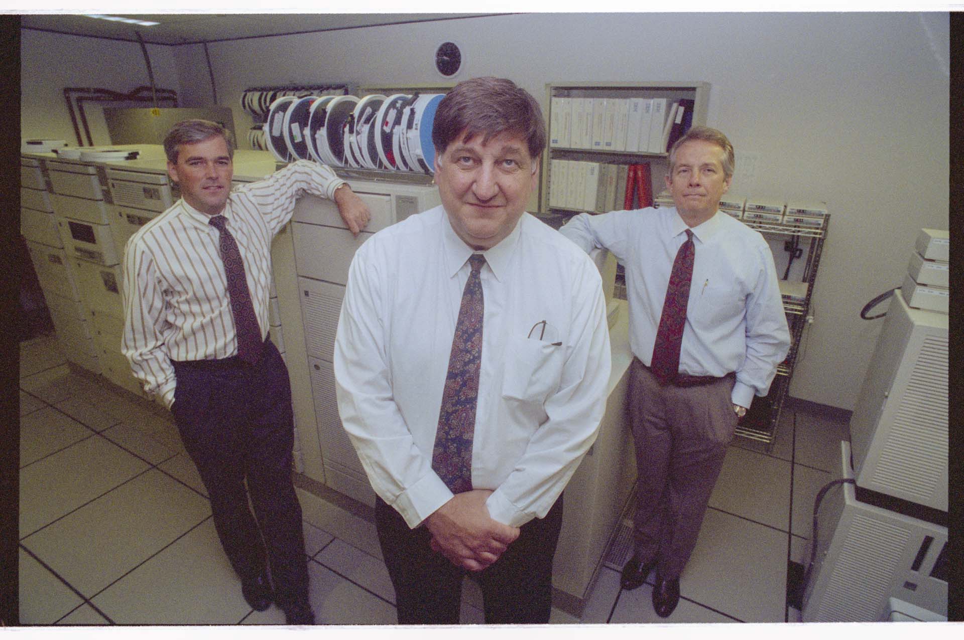 Image of Executives at Attachmate Corp. office, Bellevue, June 9, 1993