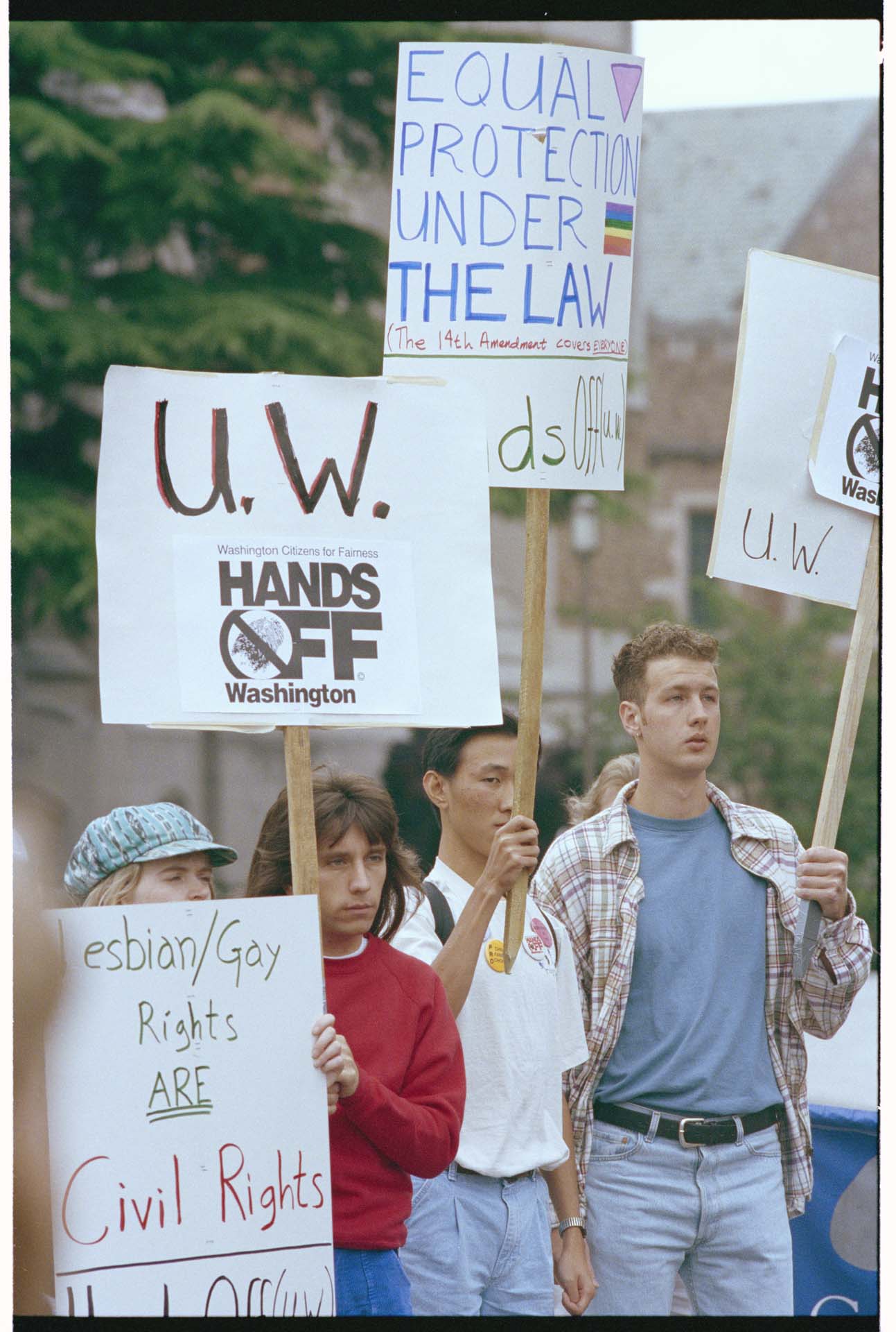 Image of Hands Off Washington demonstration, July 15, 1993
