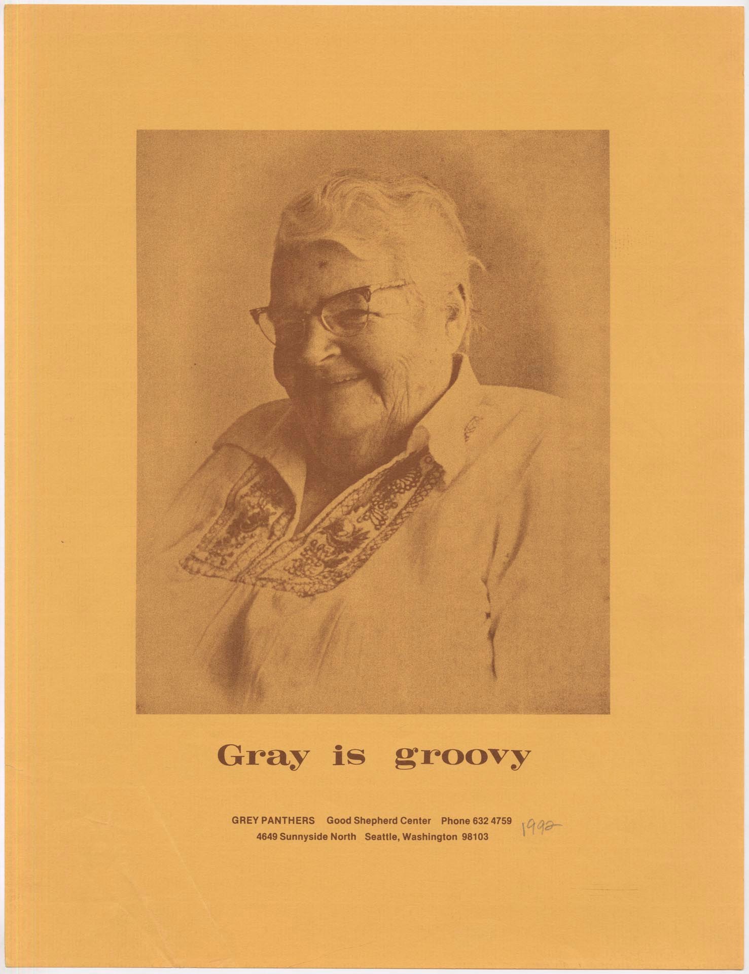 Image of Seattle Gray Panthers poster, 1992