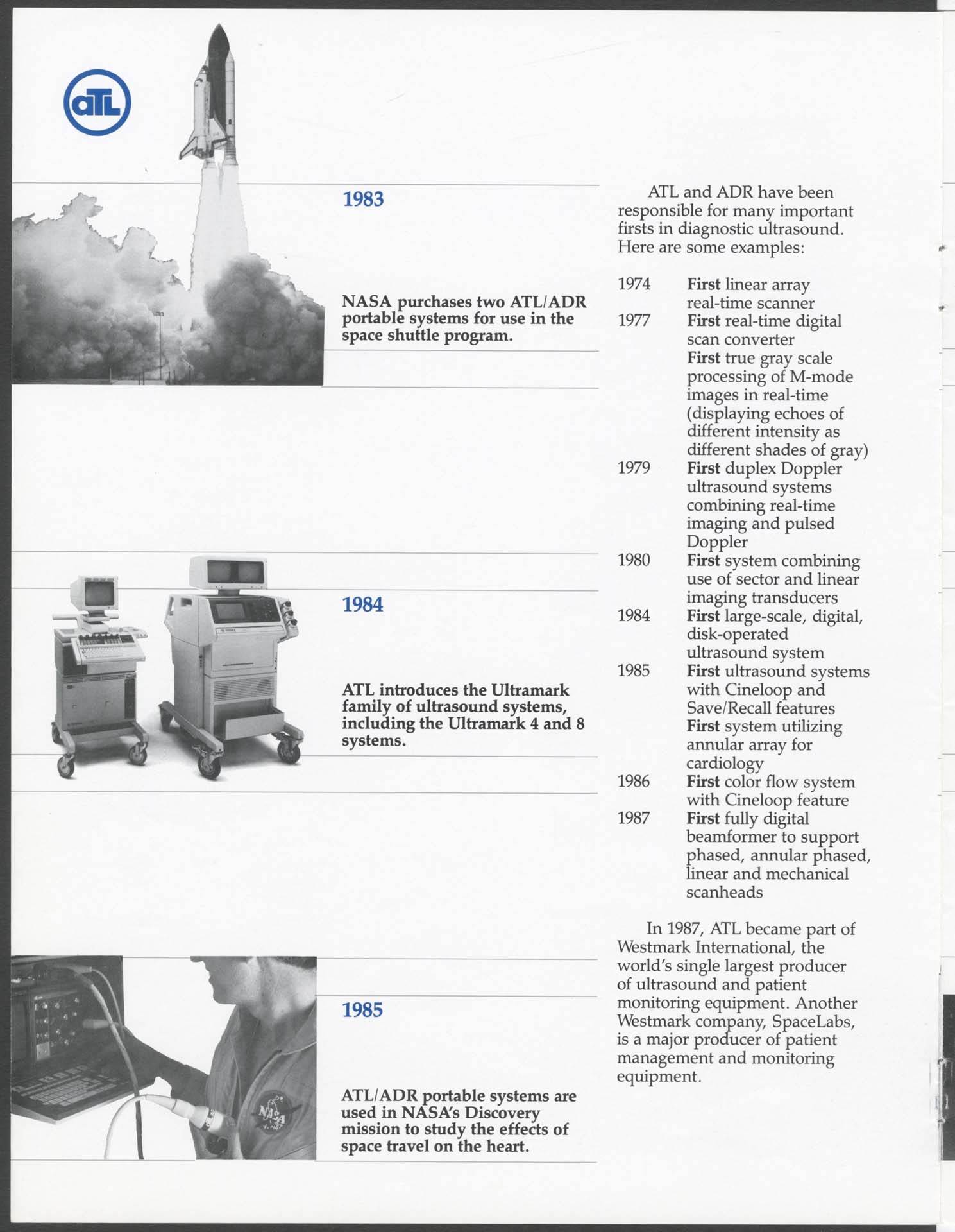 Image of ATL: a history of leadership in ultrasound technology, 1988