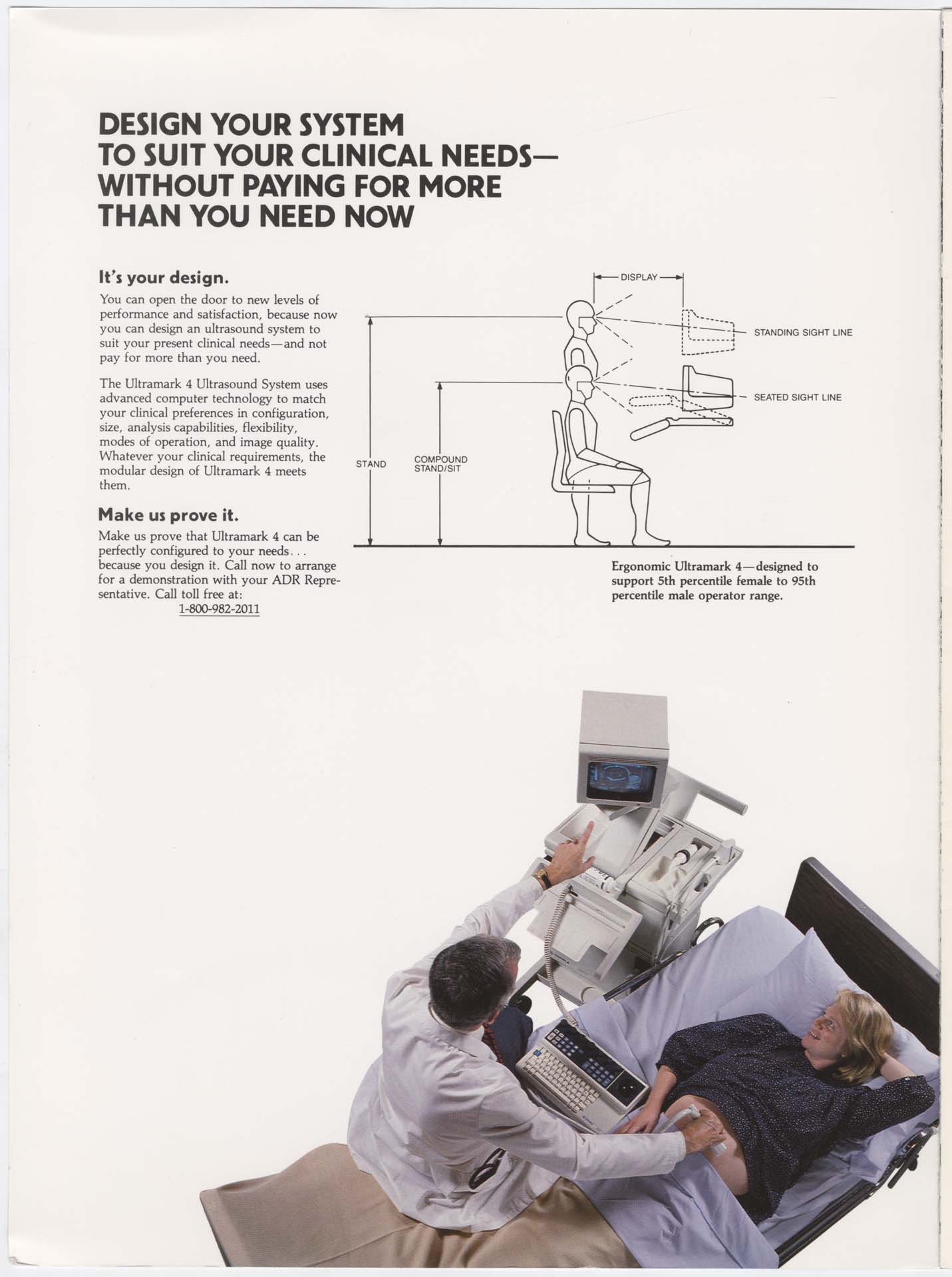 Image of ATL Ultramark 4 Ultrasound System, circa 1986