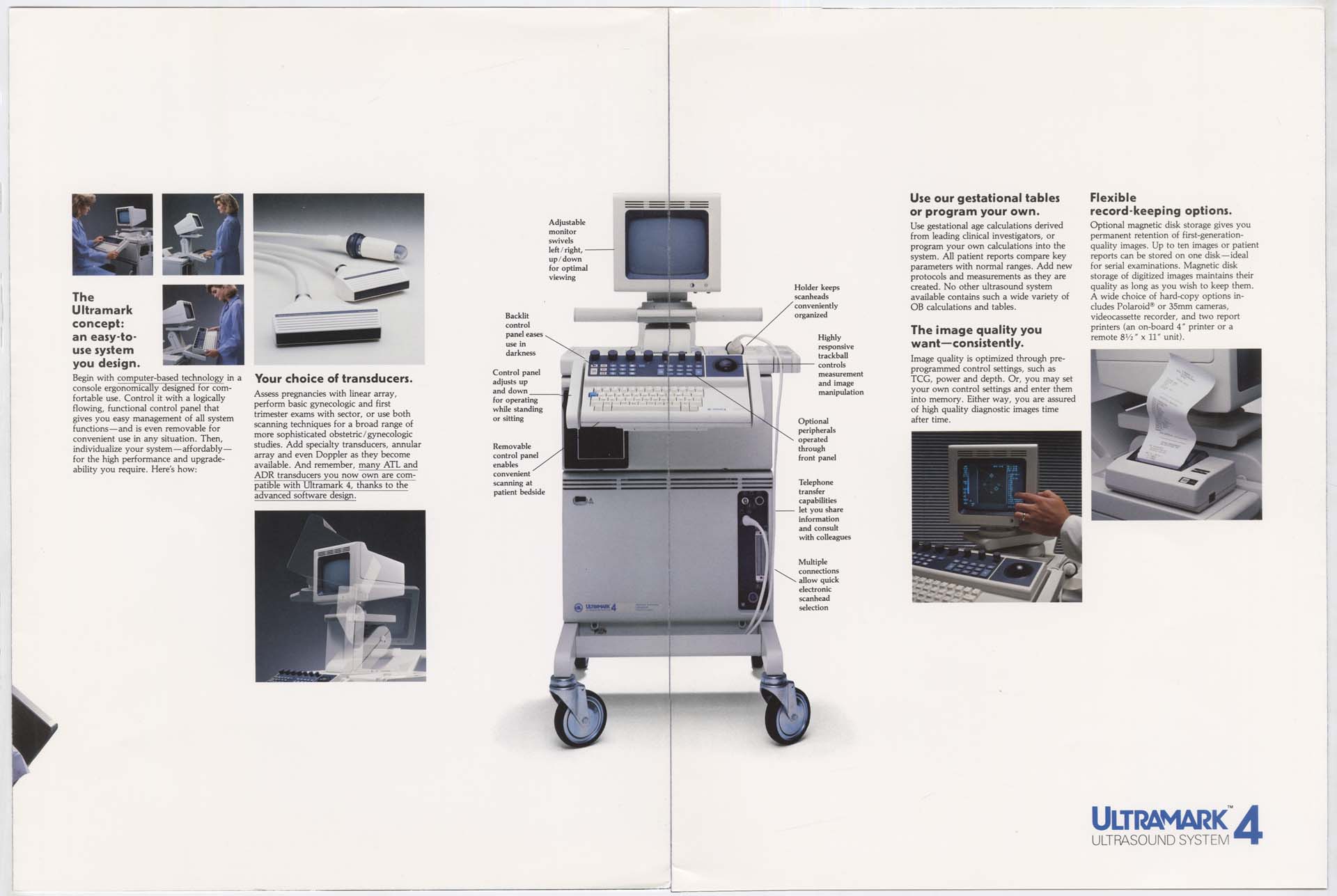 Image of ATL Ultramark 4 Ultrasound System, circa 1986