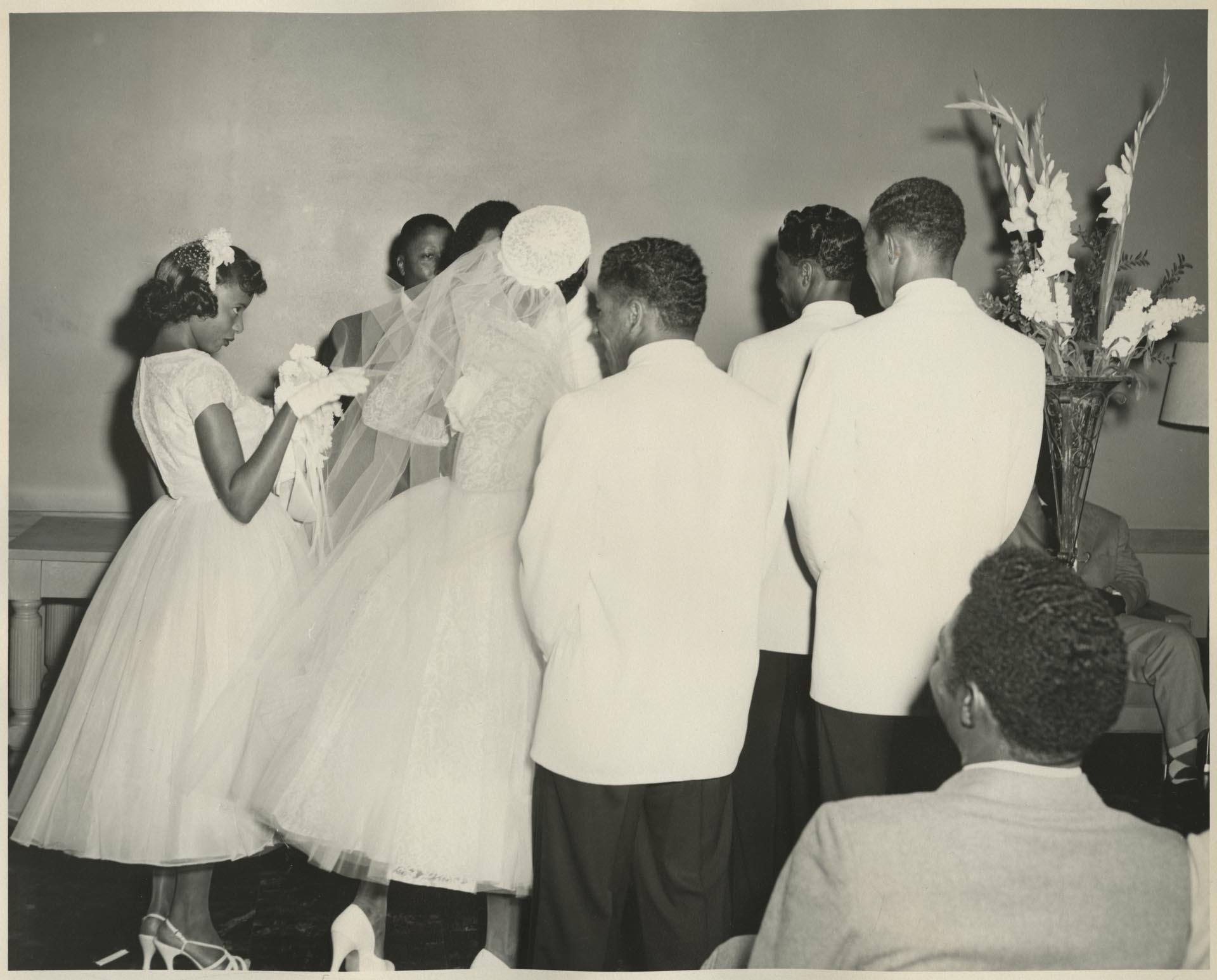 Image of Wedding party, Seattle, 1957