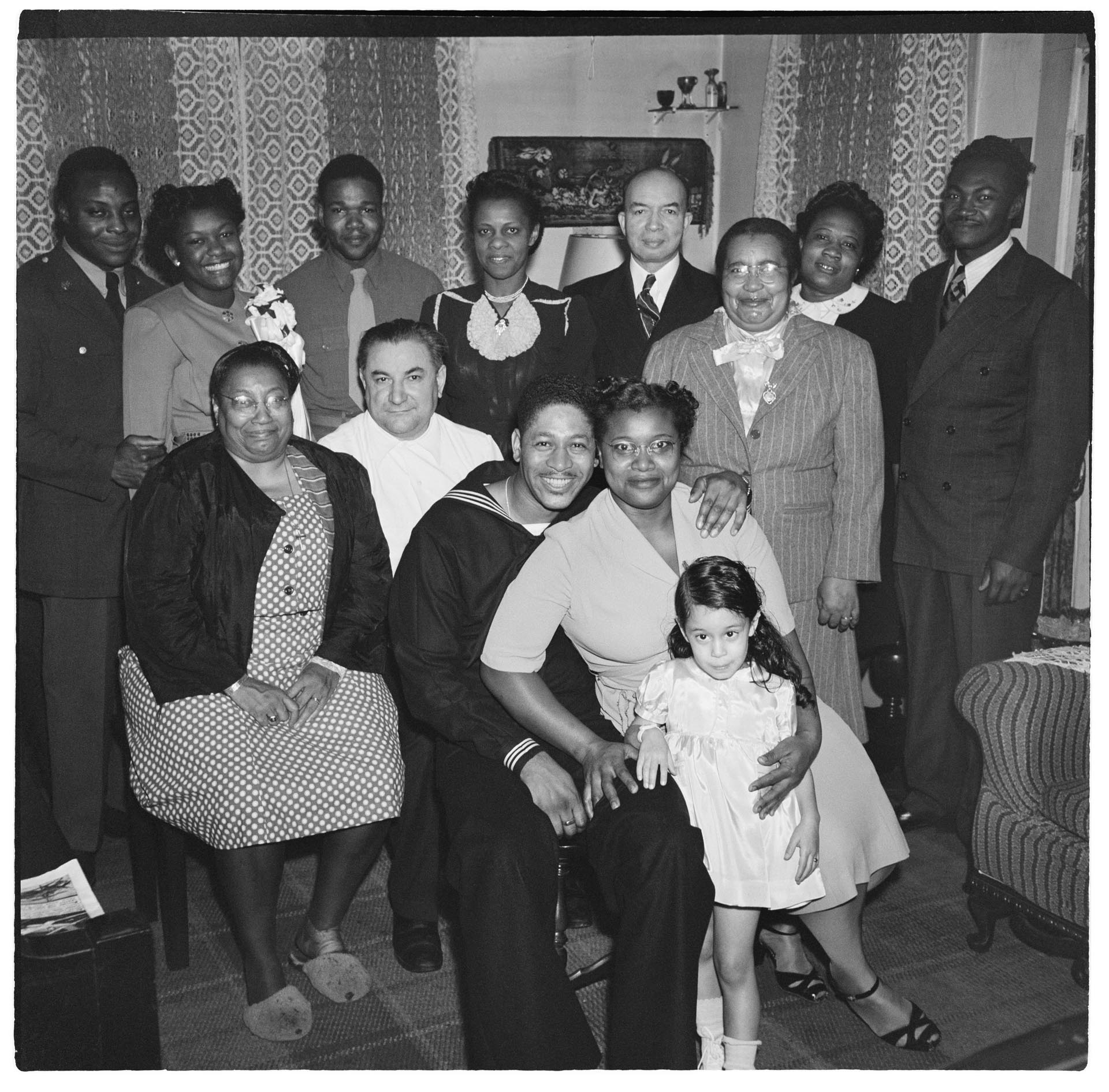Image of Multi-generational group portrait, circa 1945