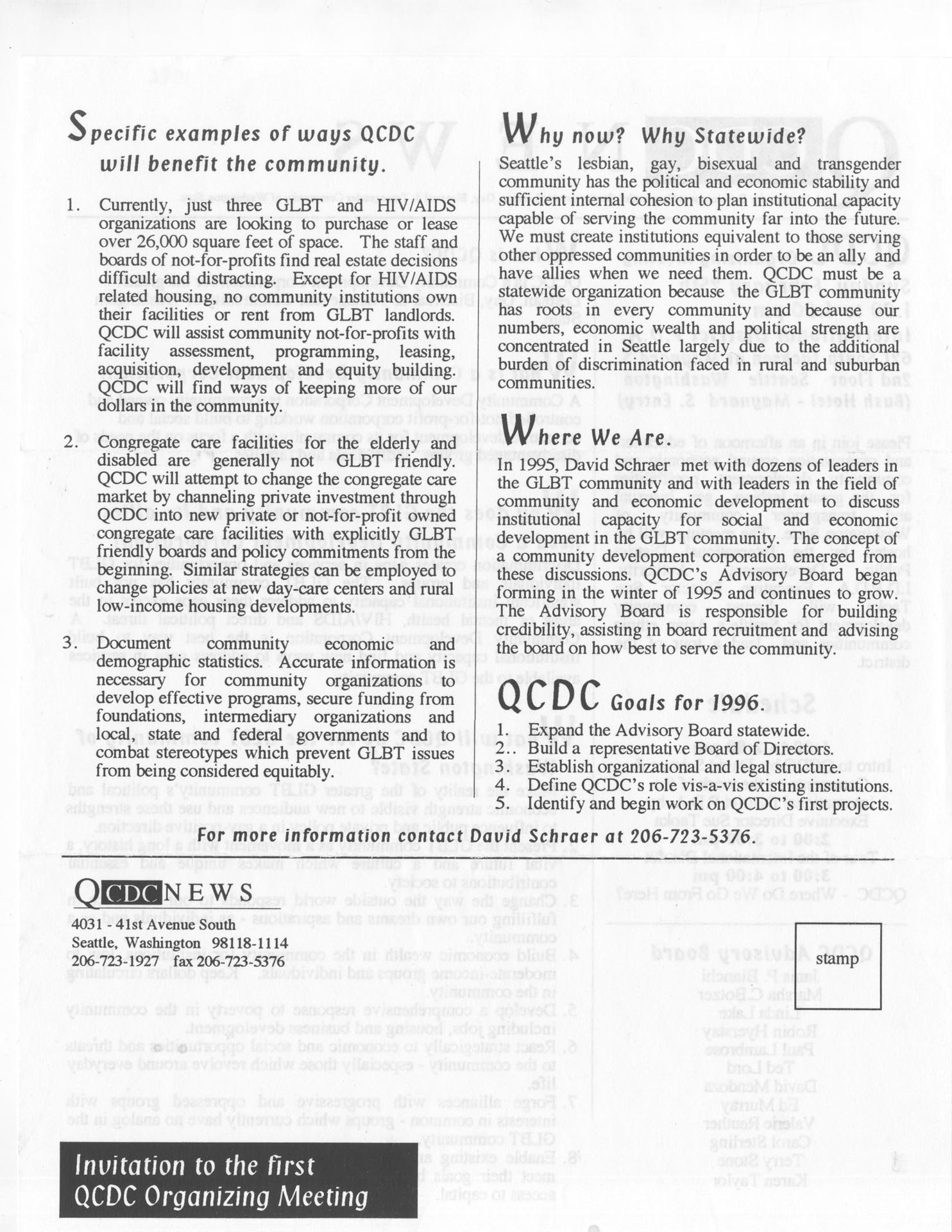 Image of QCDC News, 1996