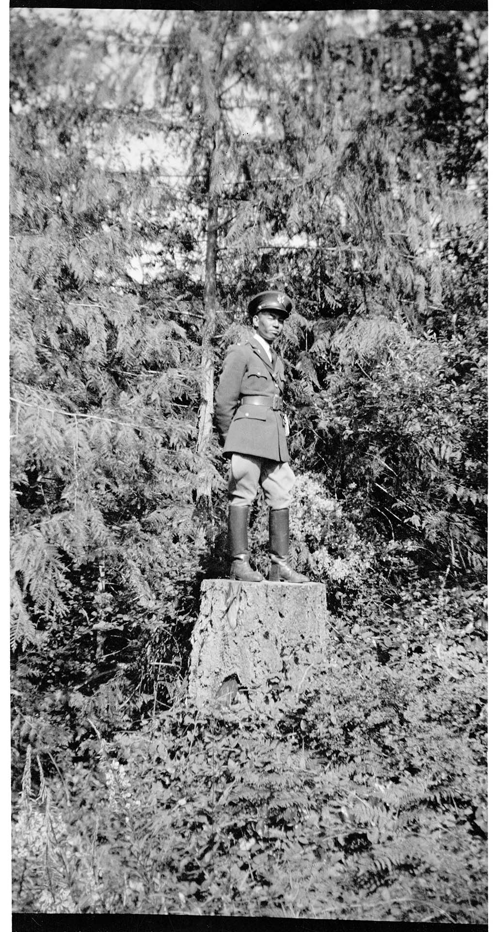Image of John Young at Fort Worden, 1936