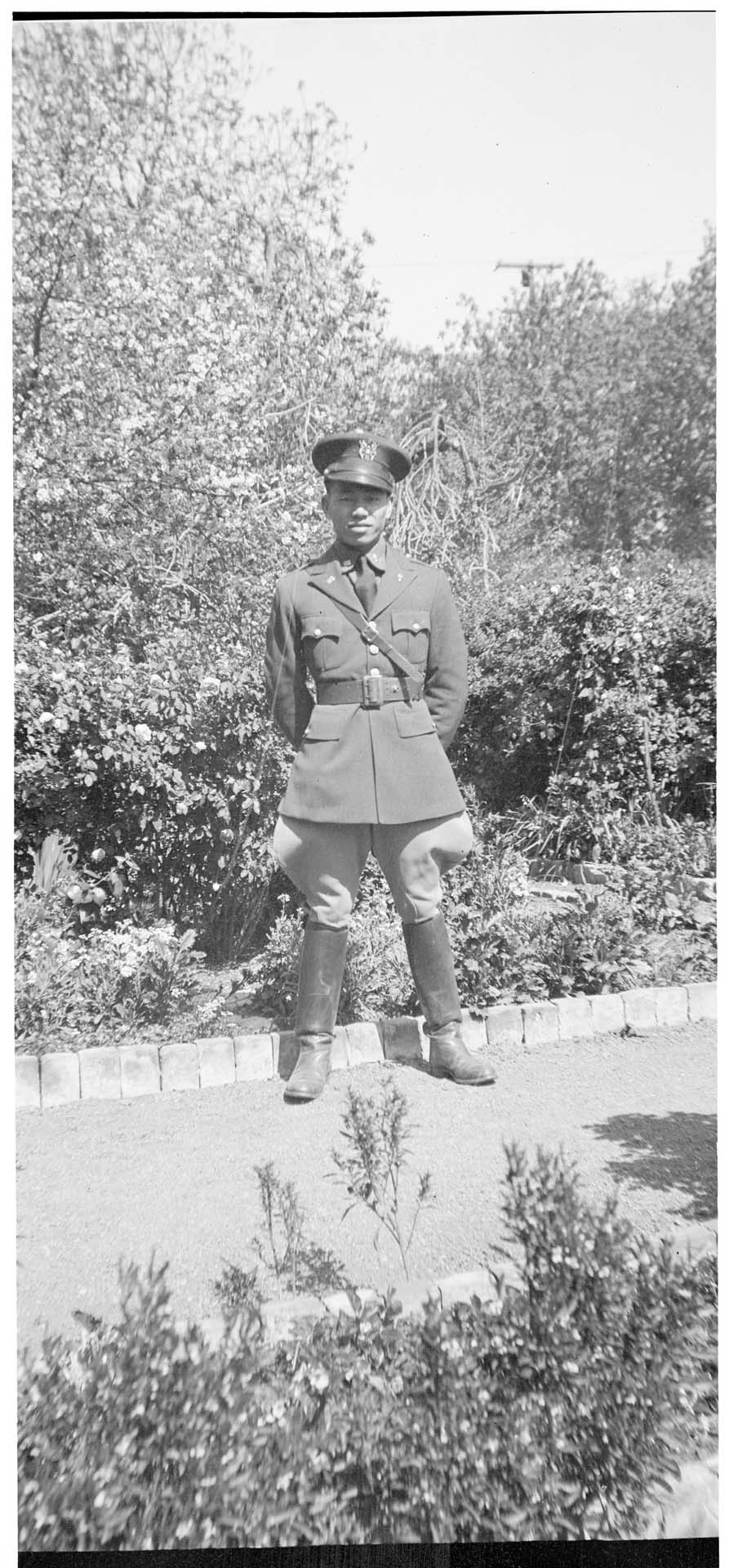 Image of John Young at Fort Worden, 1936