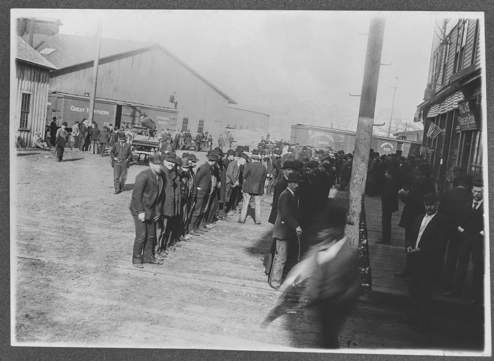 Image of Coxey's Army in Seattle, 1894