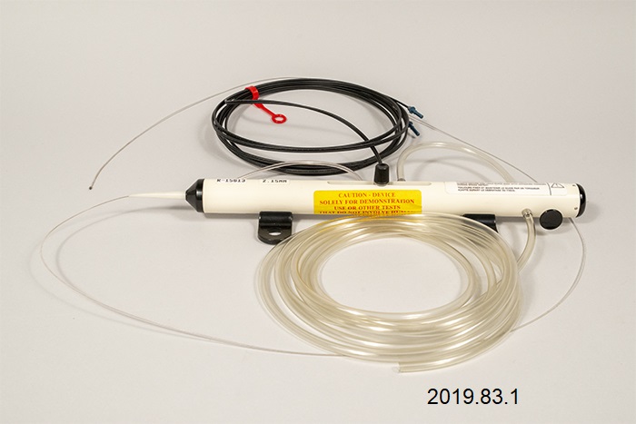 Image of Rotablator prototype A19, invented by Dr. David Auth and Michael Slota, 1988