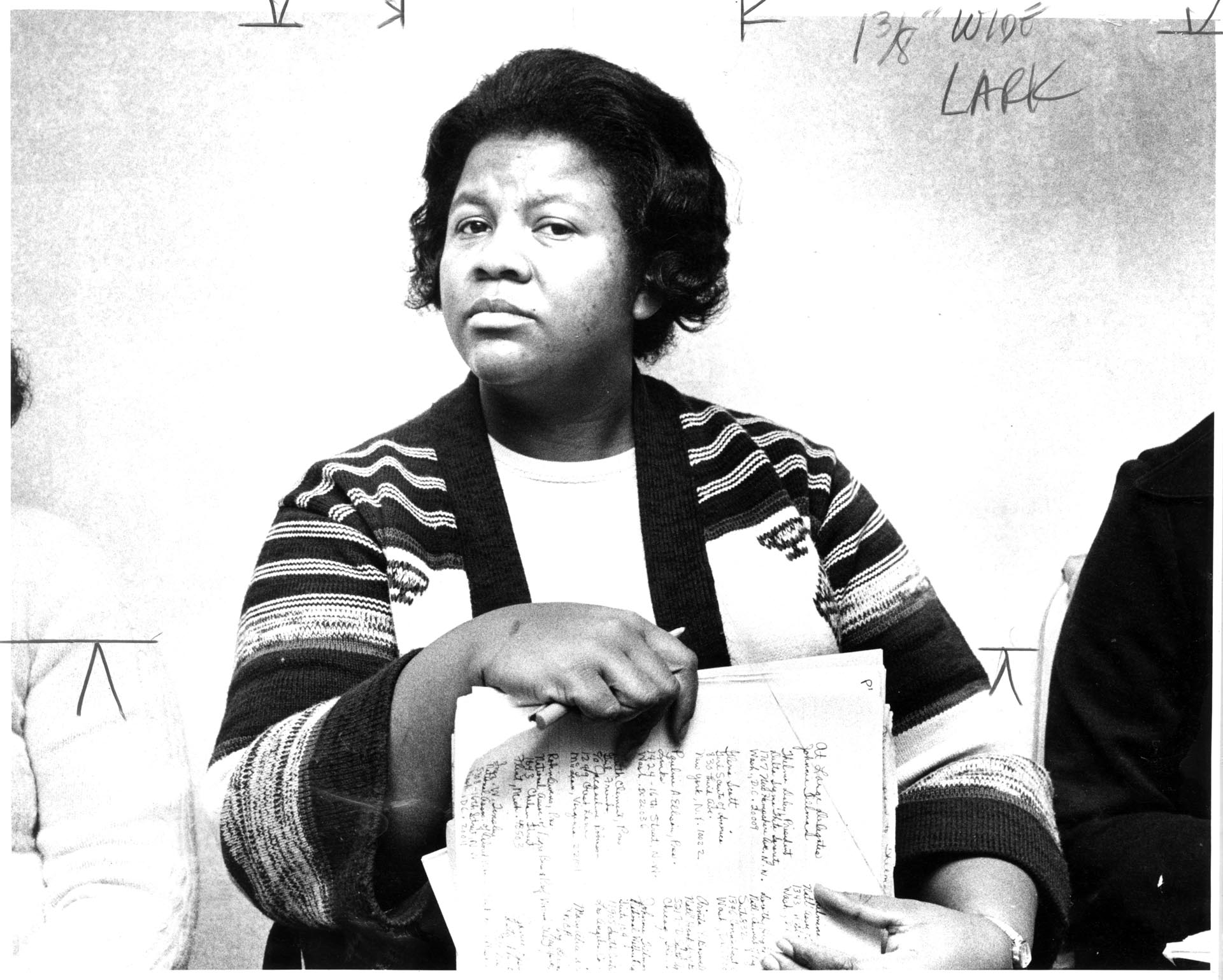 Image of Thelma Jackson, October 30, 1977