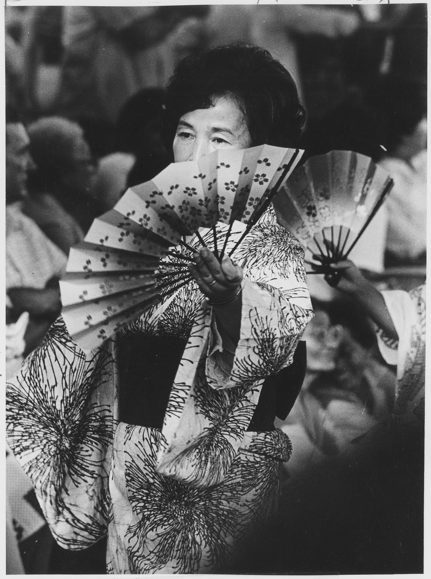 Image of Dancers at Bon Odori festival, Seattle, July 27, 1981