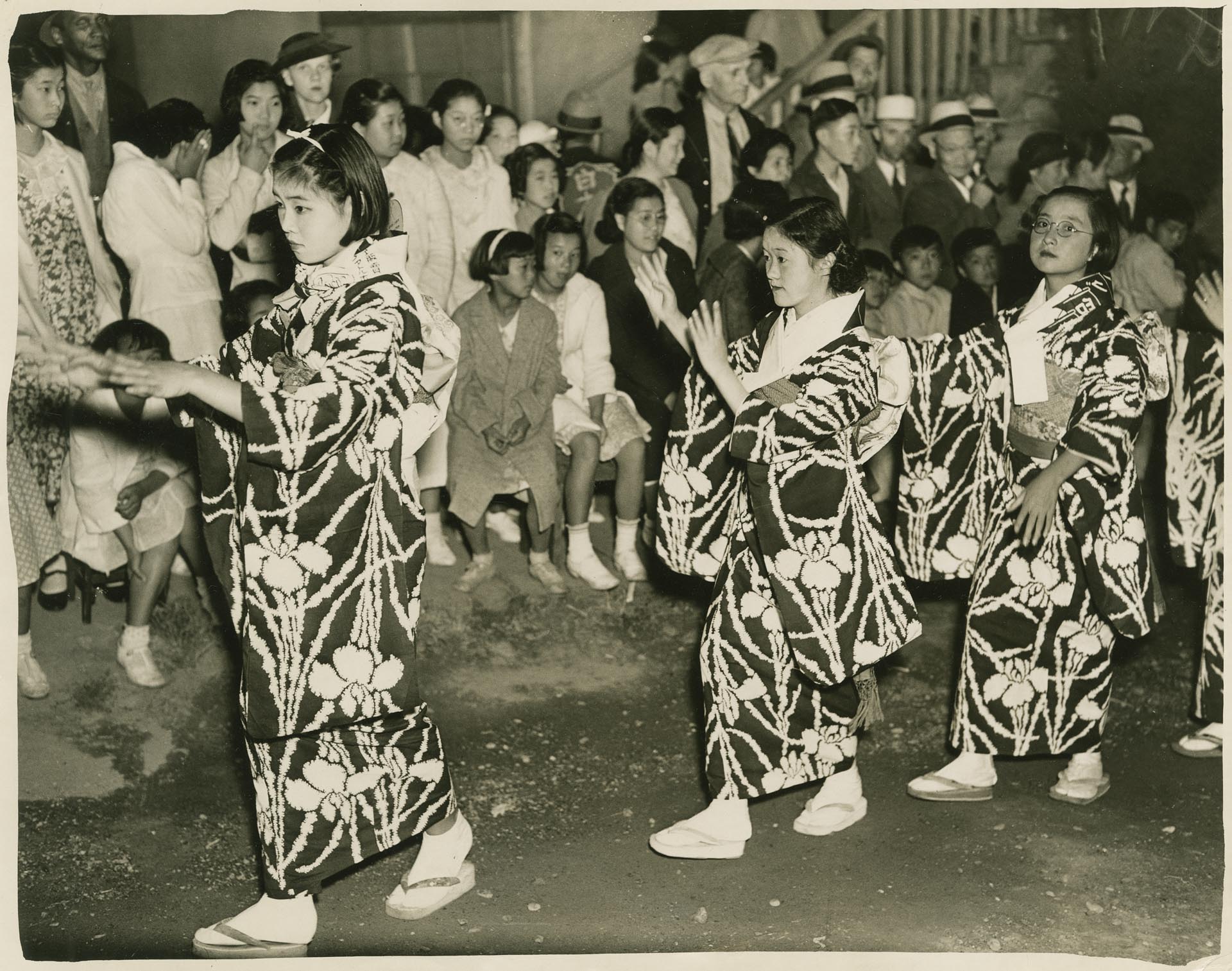 Image of Dancers at Bon Odori festival, Seattle, August 2, 1936