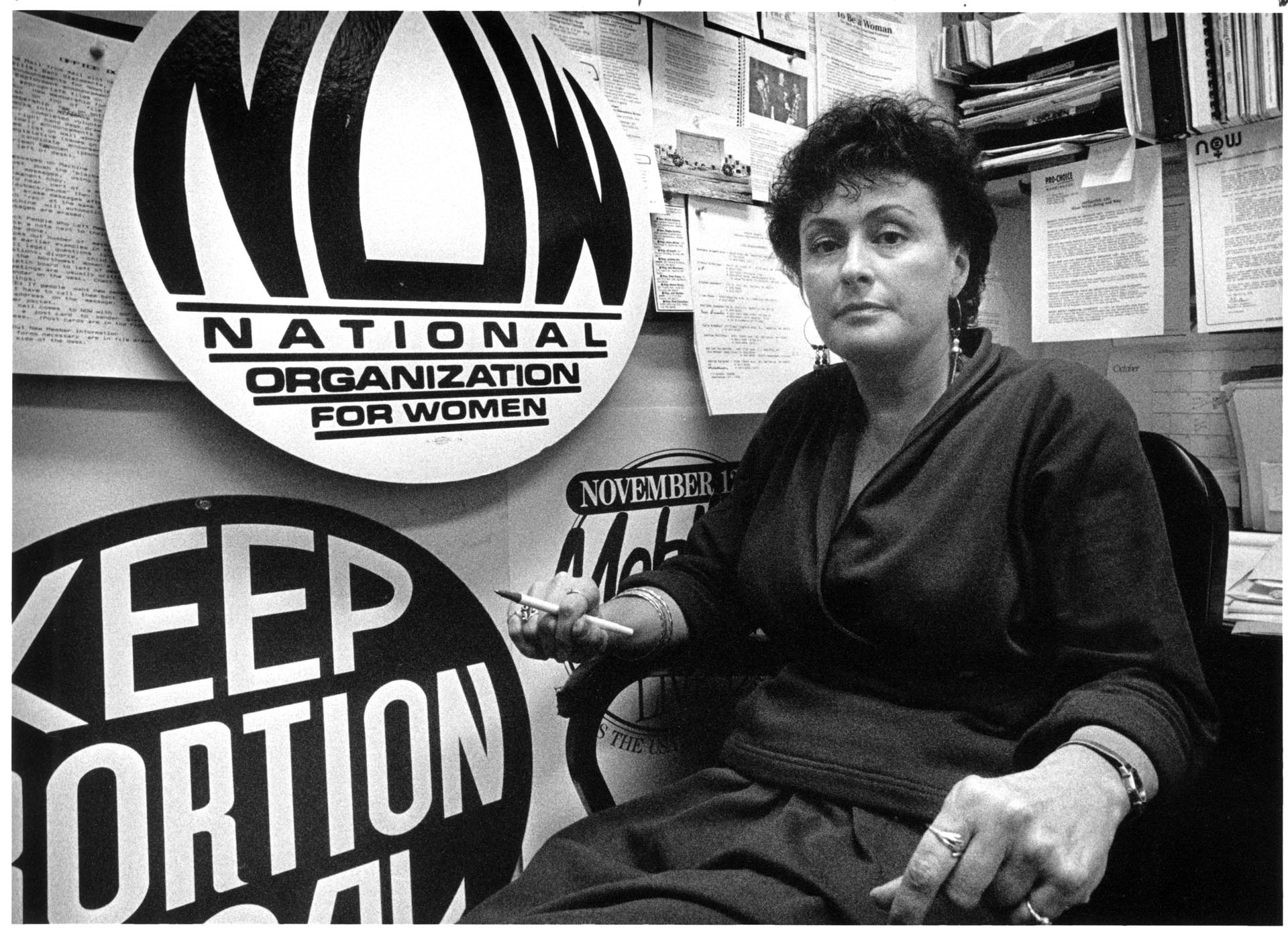 Image of Norleen Koponen, state director of N.O.W., Seattle, October 24, 1990