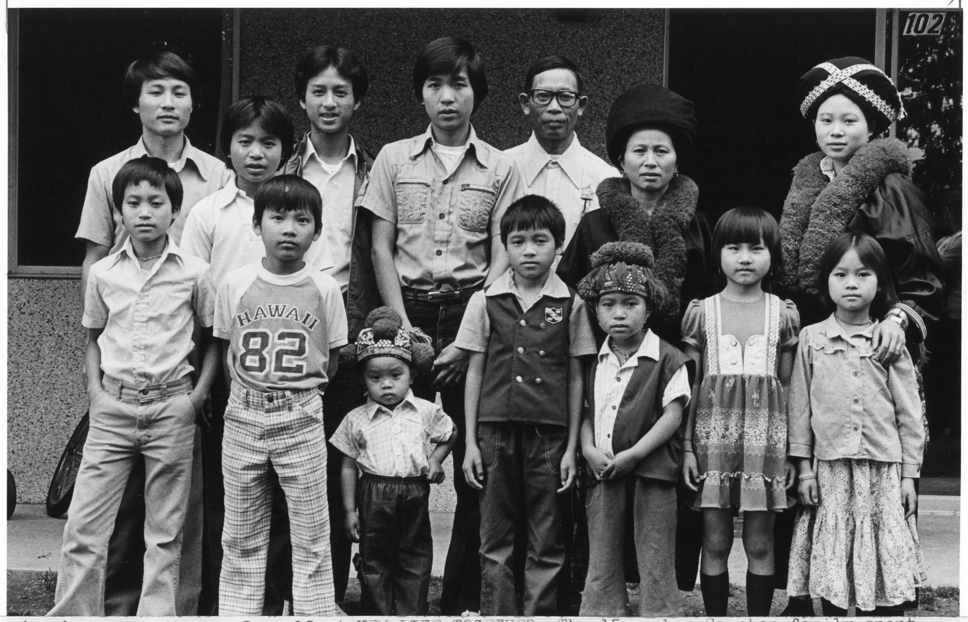 Image of Saechao family, Burien, June 16, 1983