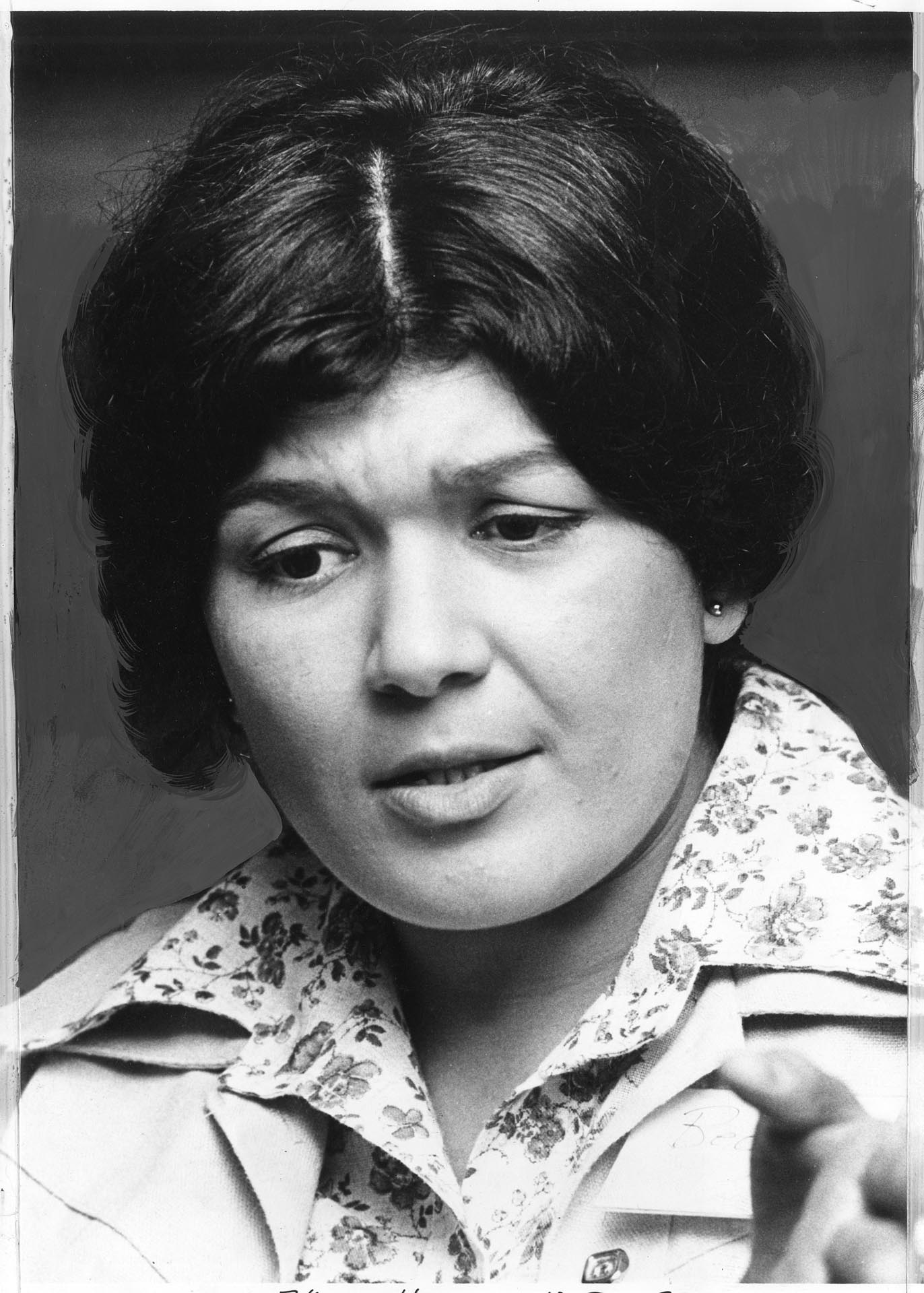 Image of Becky Hobbs at Conferencia - Chicanas en El Movimiento, Seattle, August 22, 1974