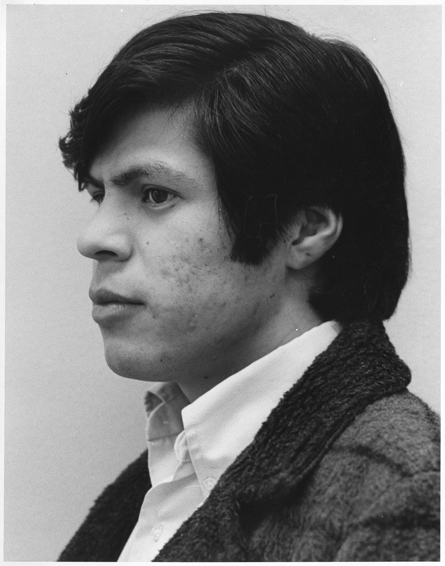 Image of Jesus Lemos discussing the Chicano Movement, Seattle, May 9, 1970